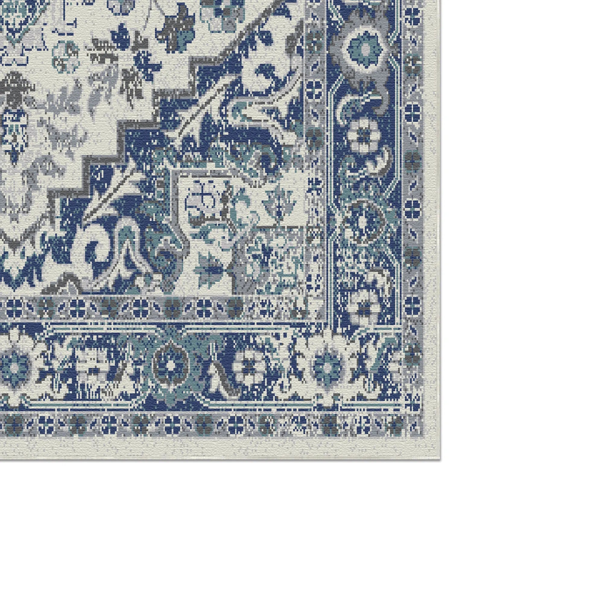 Вінтажний килим Caspian Indigo, що можна прати