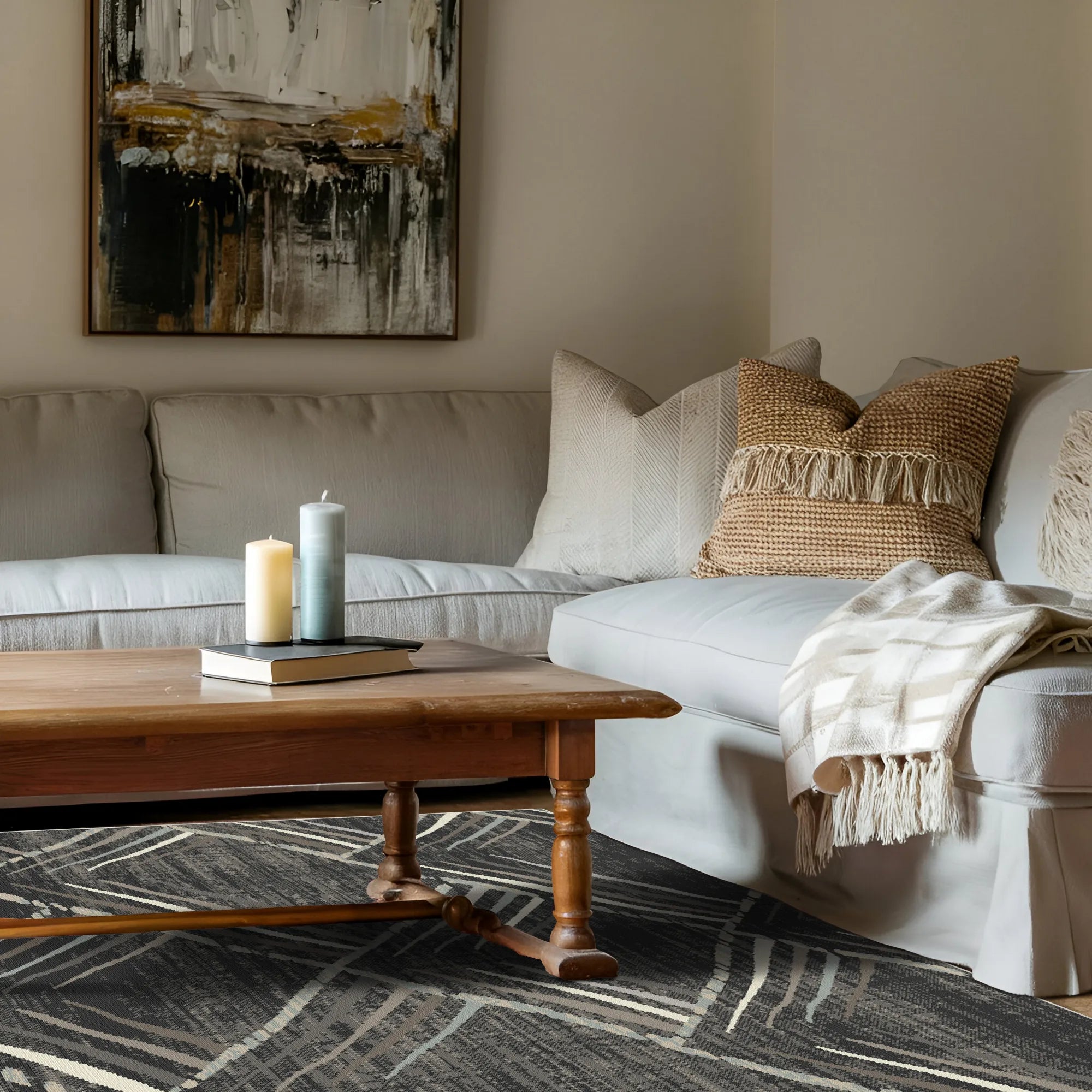 Миючий килим Graphite Sketch