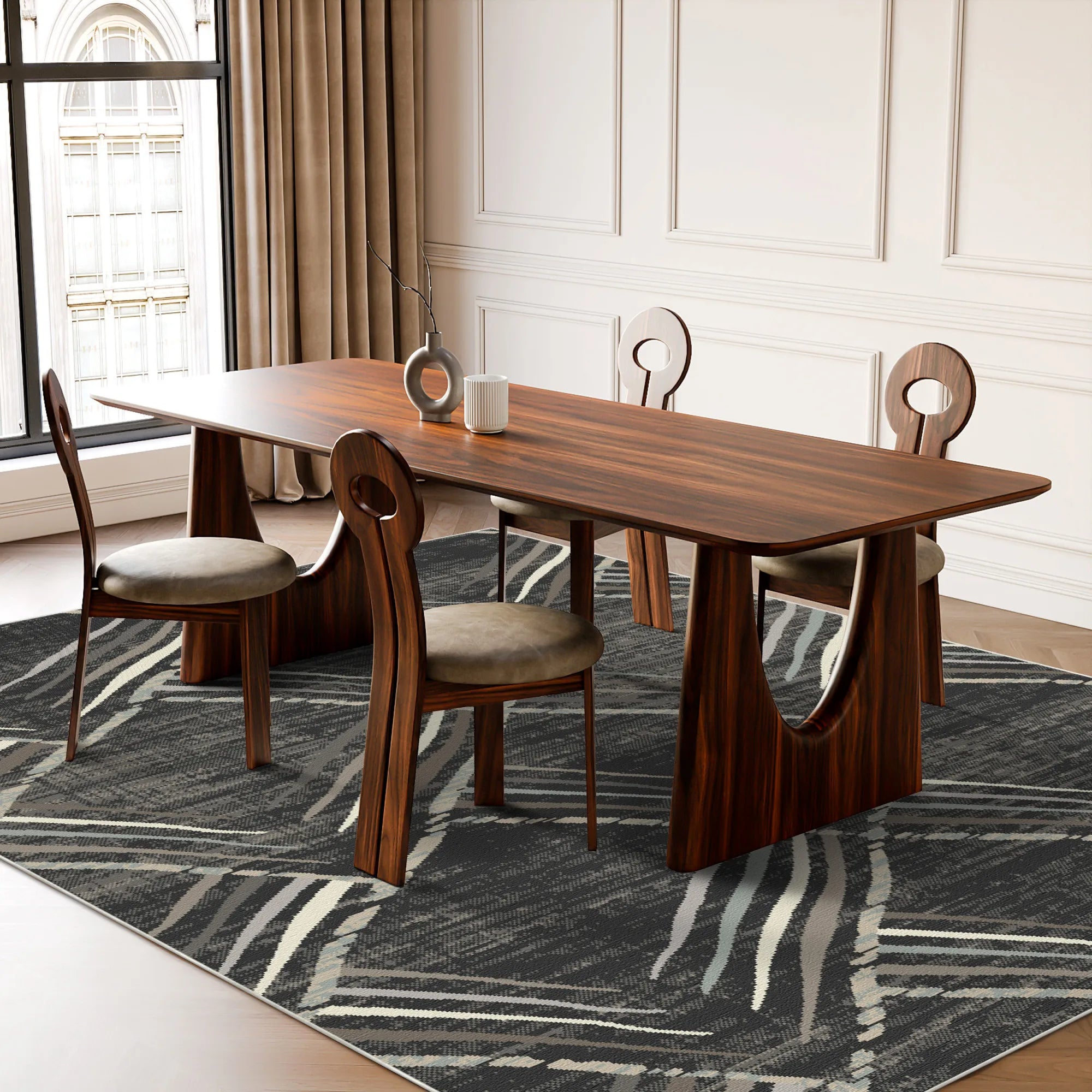 Миючий килим Graphite Sketch