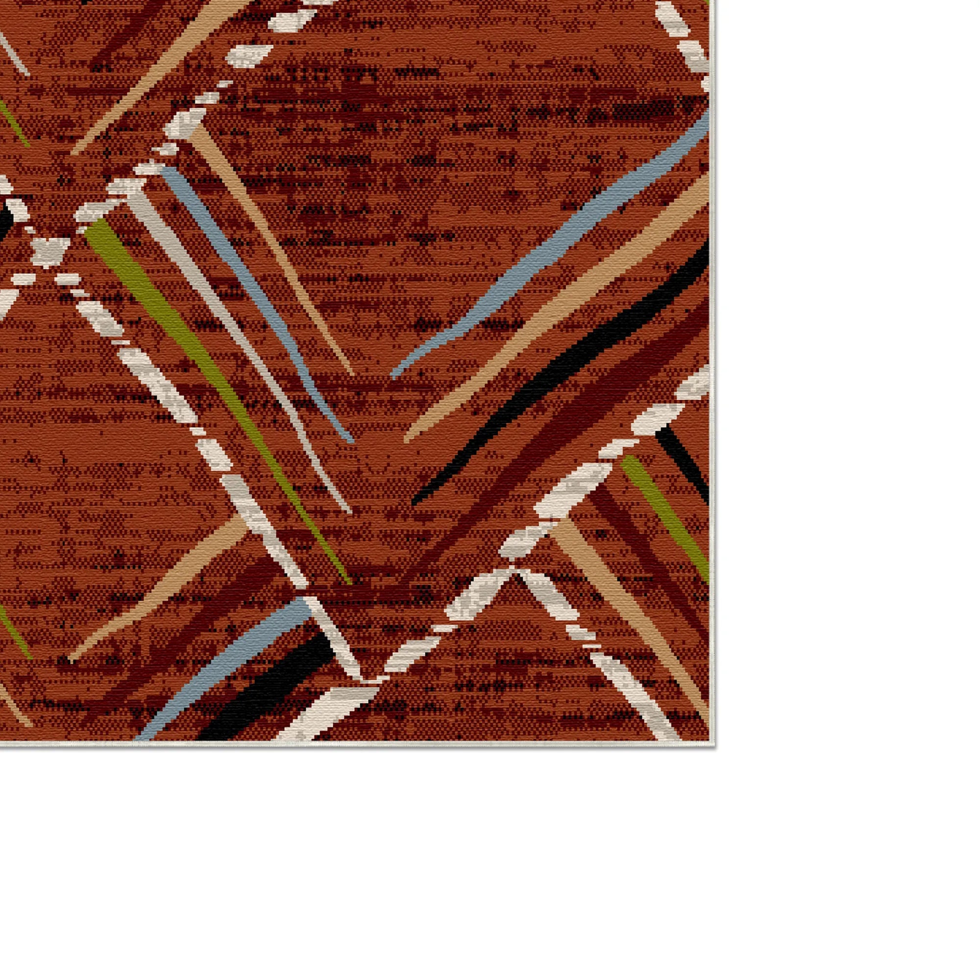 Геометричний килим Sienna Sketch що прається