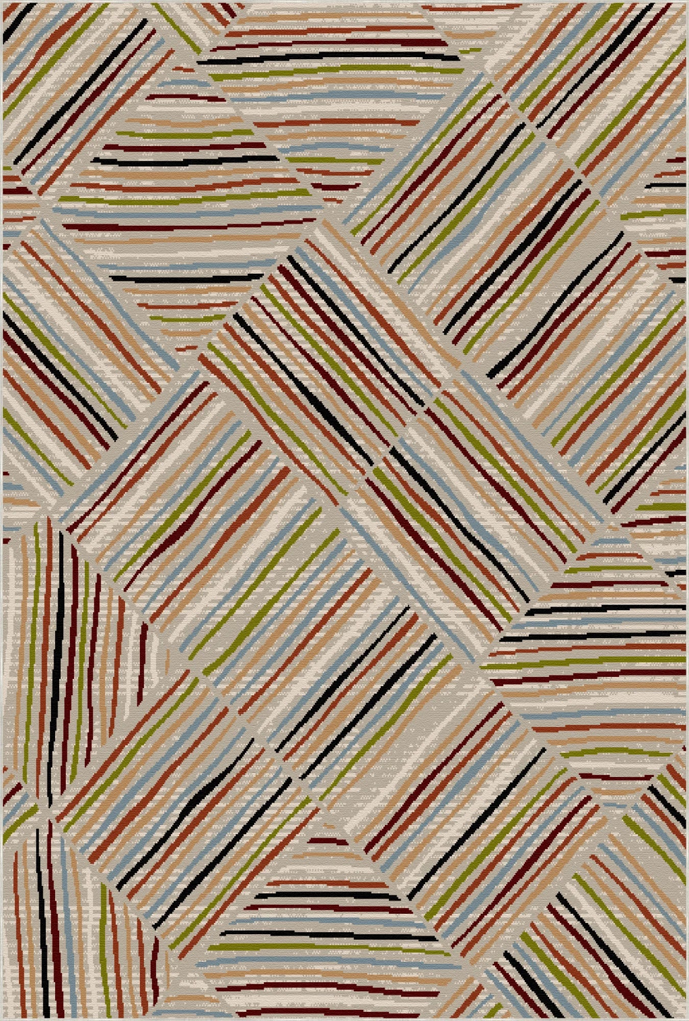 Лінійний килим Malmo Sand що прається