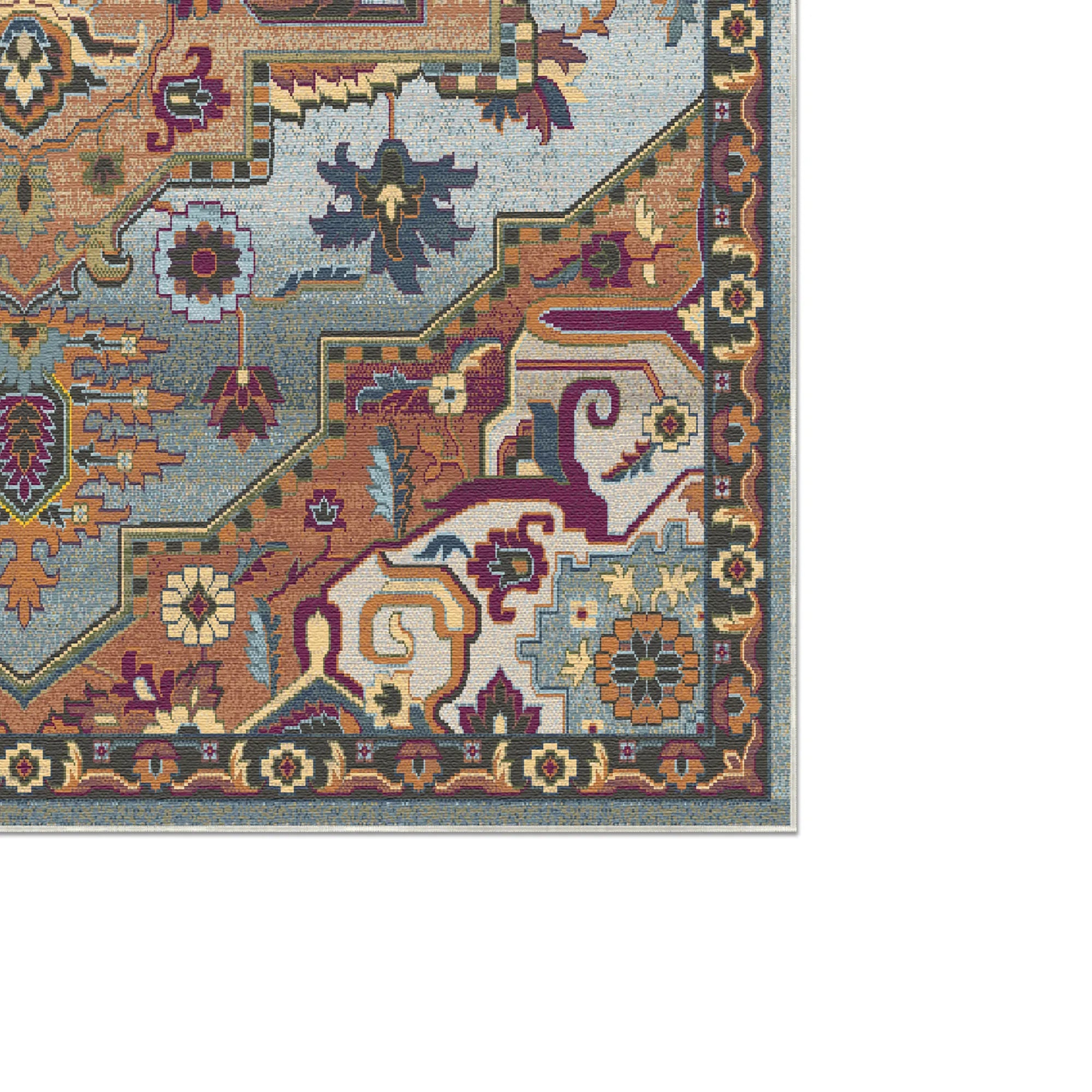 Килим Azure Sovereign Heritage з медальйоном