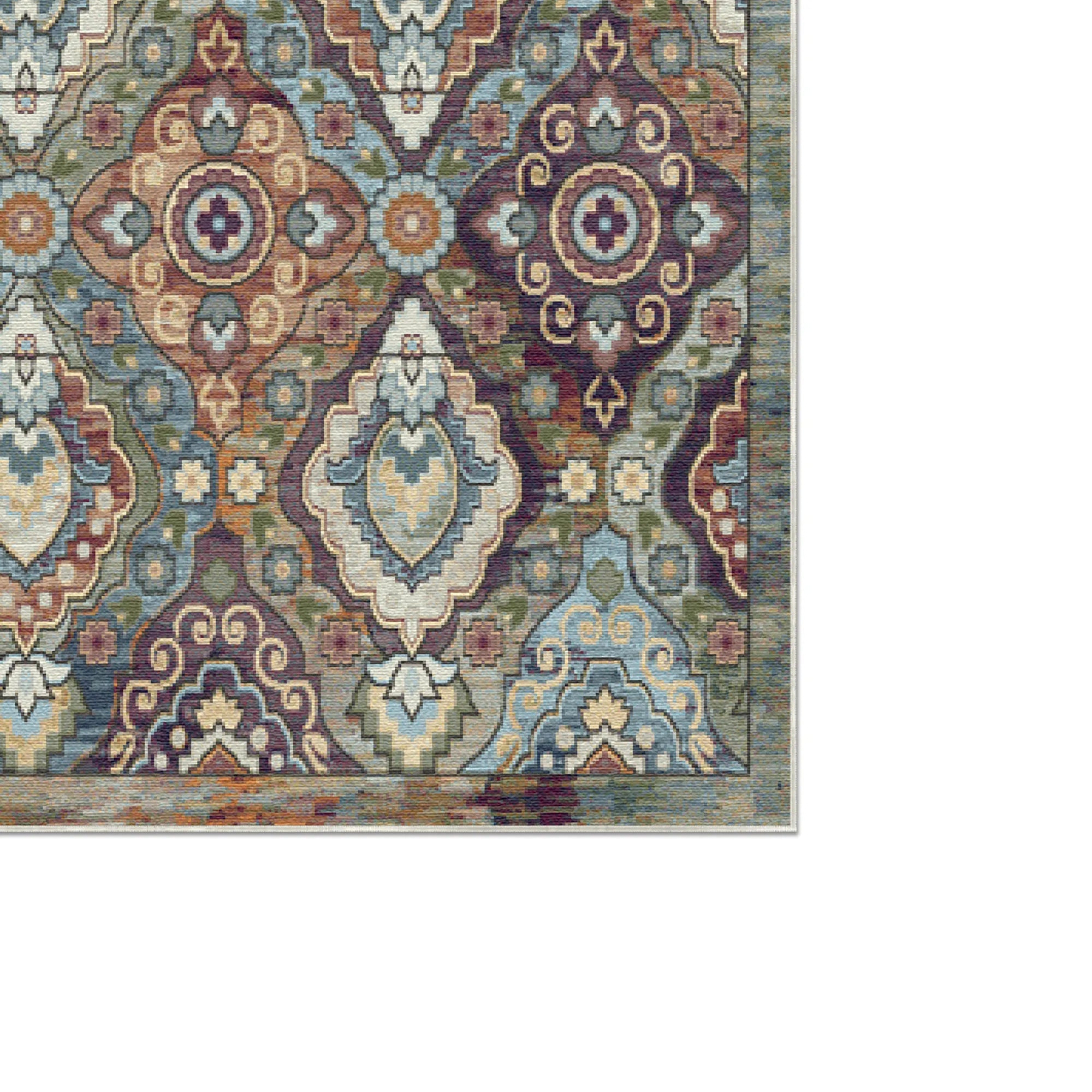 Килим із квітковим принтом Призма