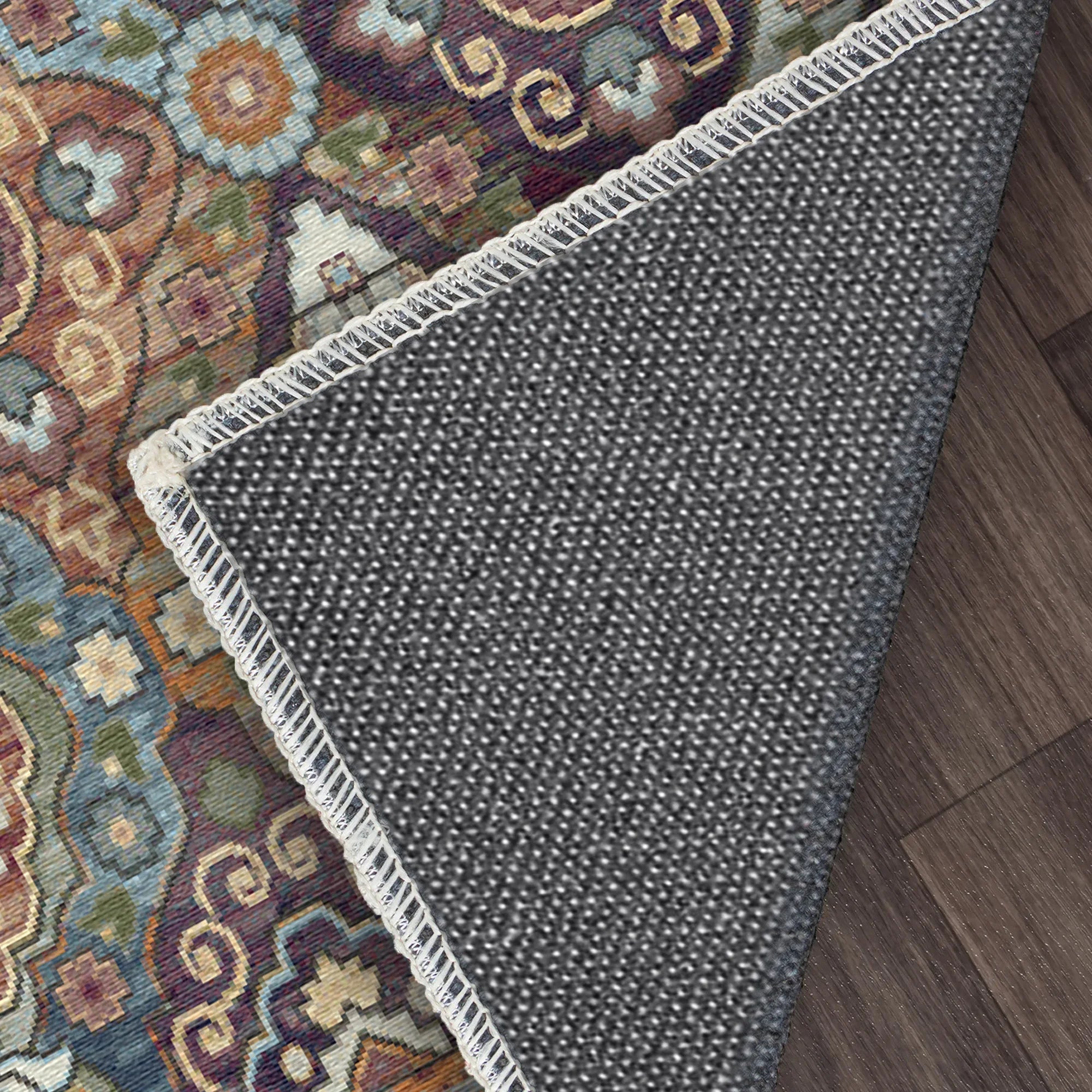 Килим із квітковим принтом Призма