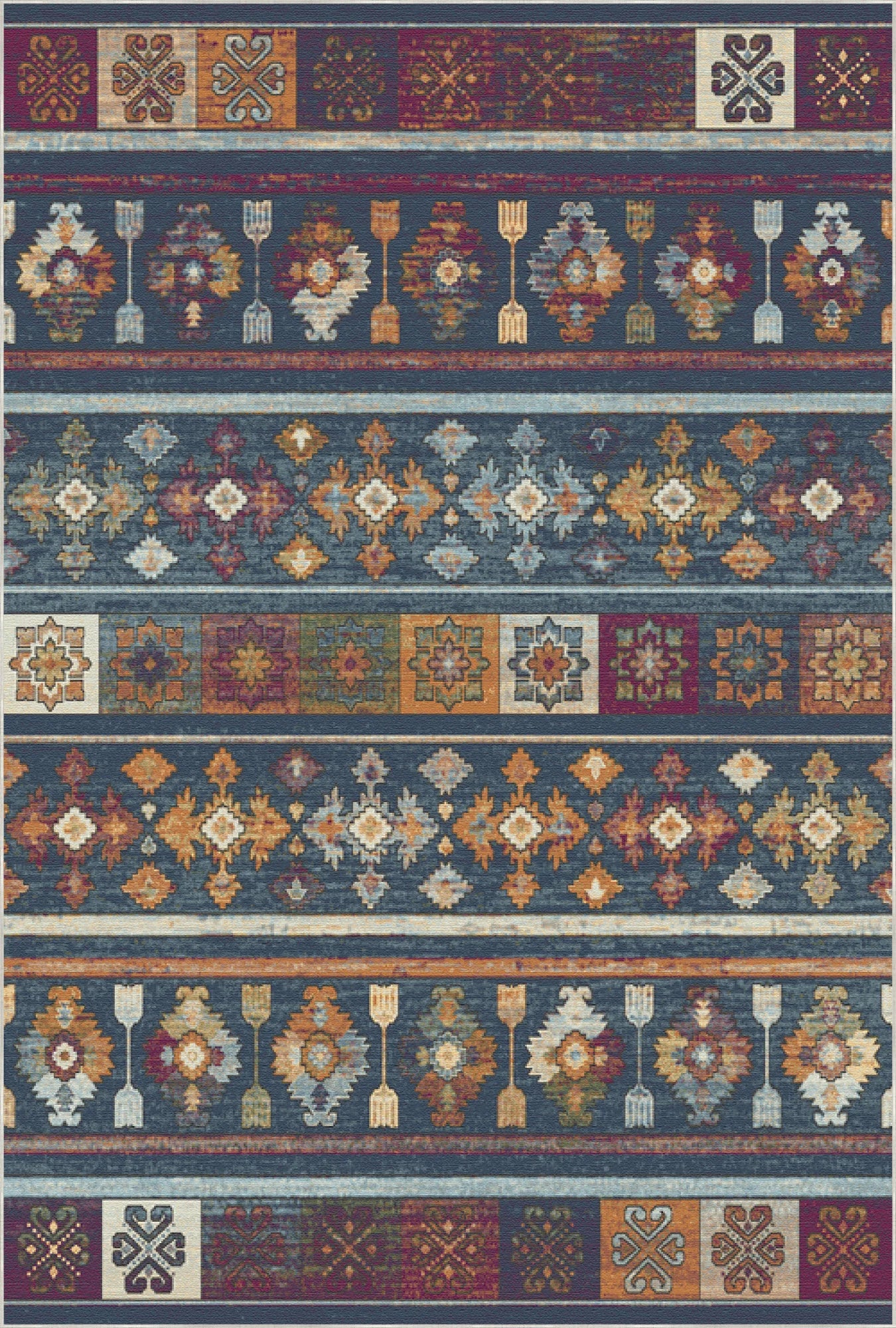 Смугастий килим з кочовим оповіданням