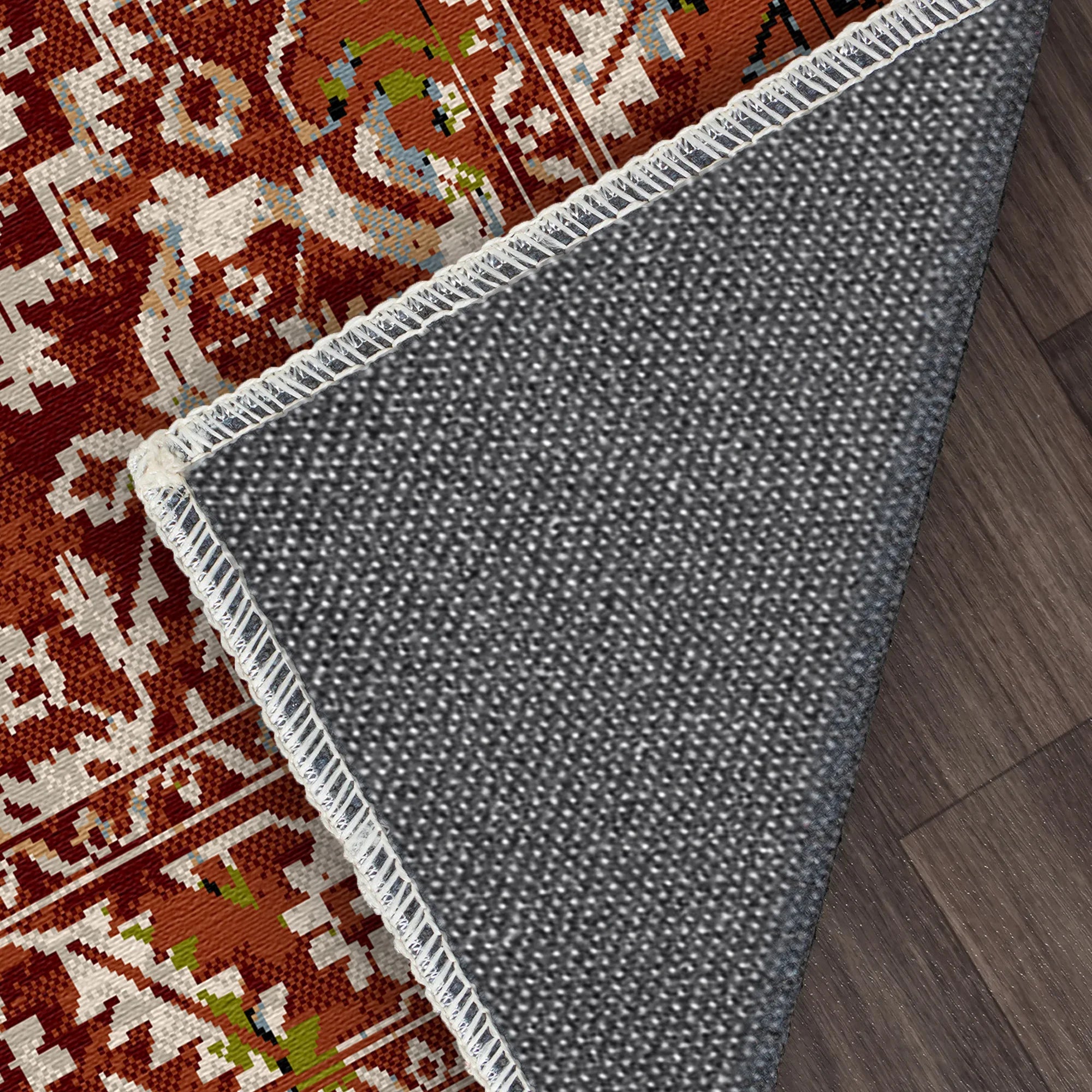 Вінтажний килим Pompei Rust що прається