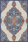 Килим Lapis Scrollwork з медальйоном Слонова кістка