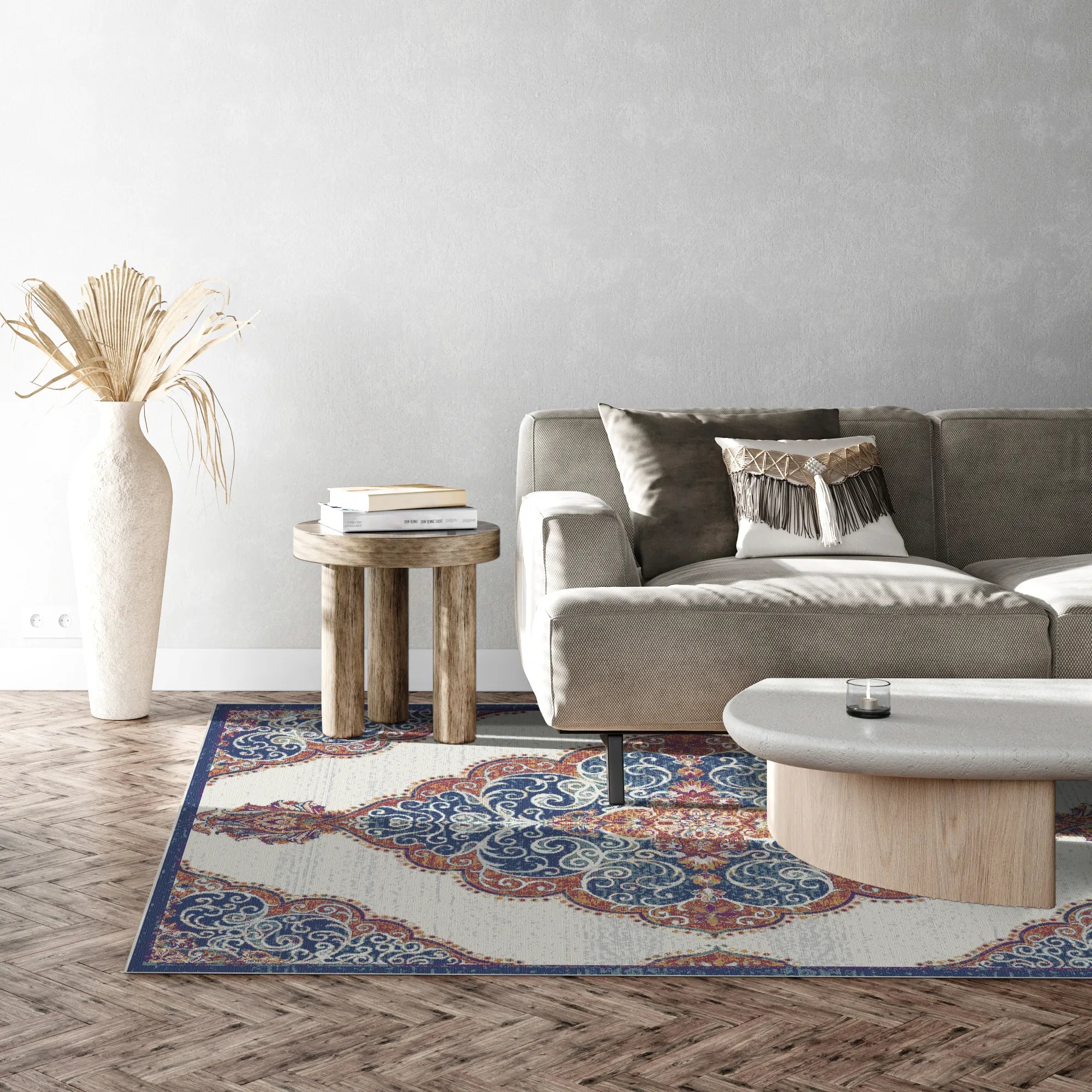 Килим з медальйоном з лазуриту