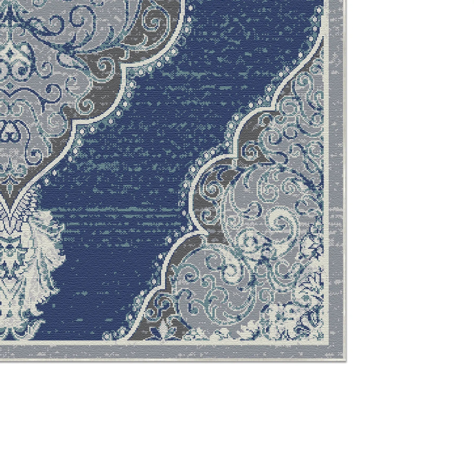 Килим з медальйоном з шиферного візерунка