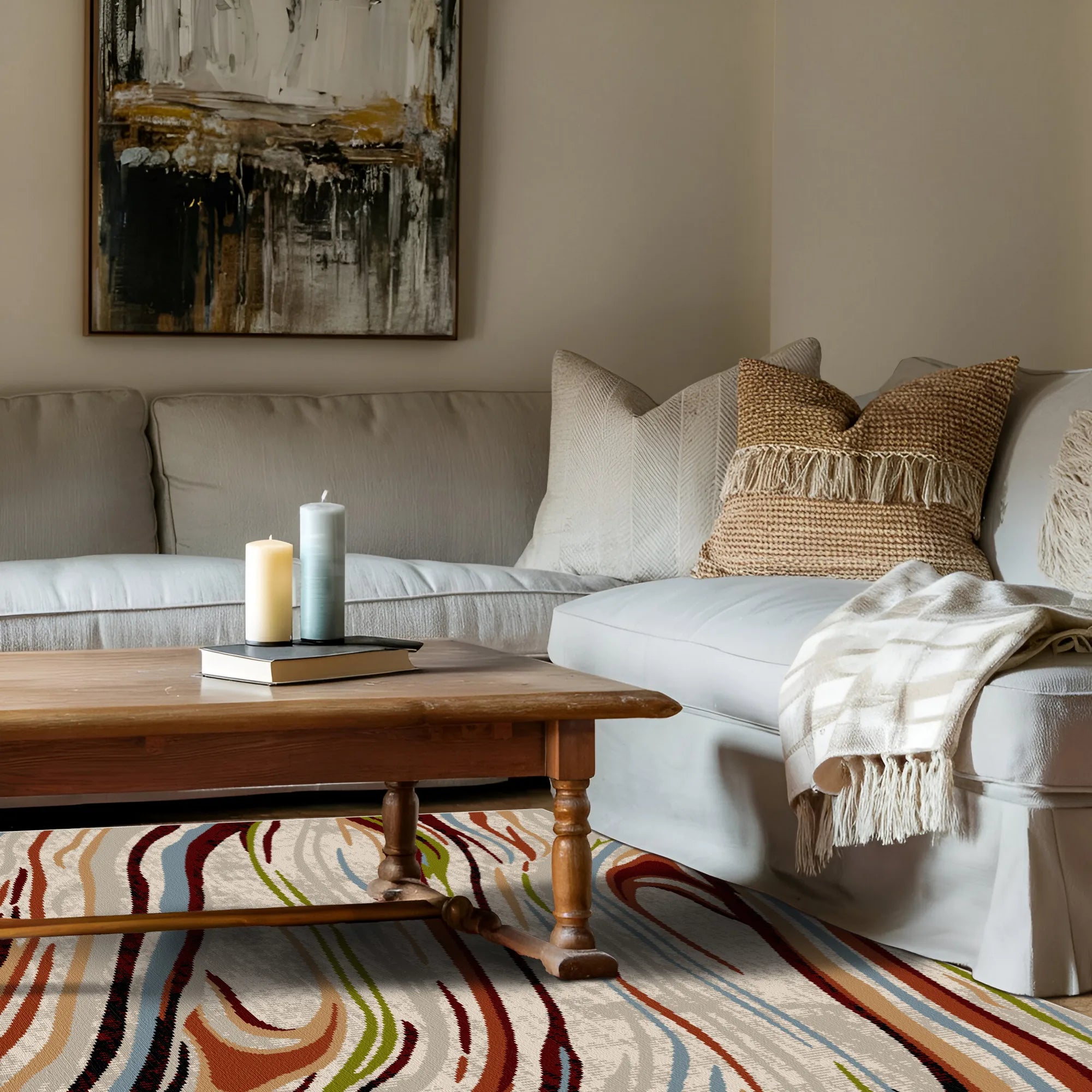 Килим Florence Art Abstract що прається