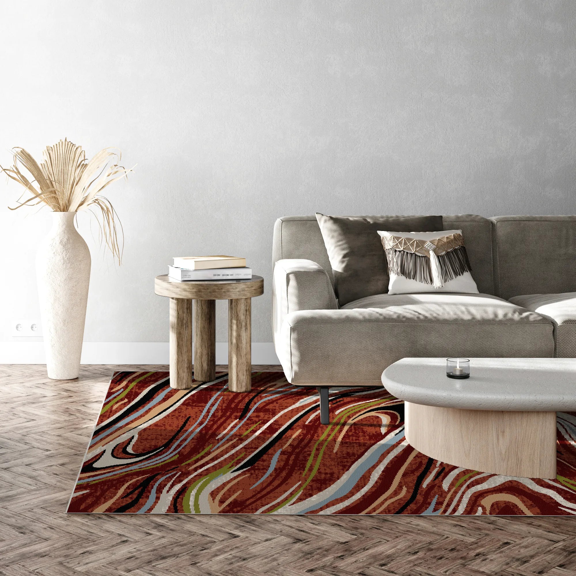 Миючий килим Siena Terracotta