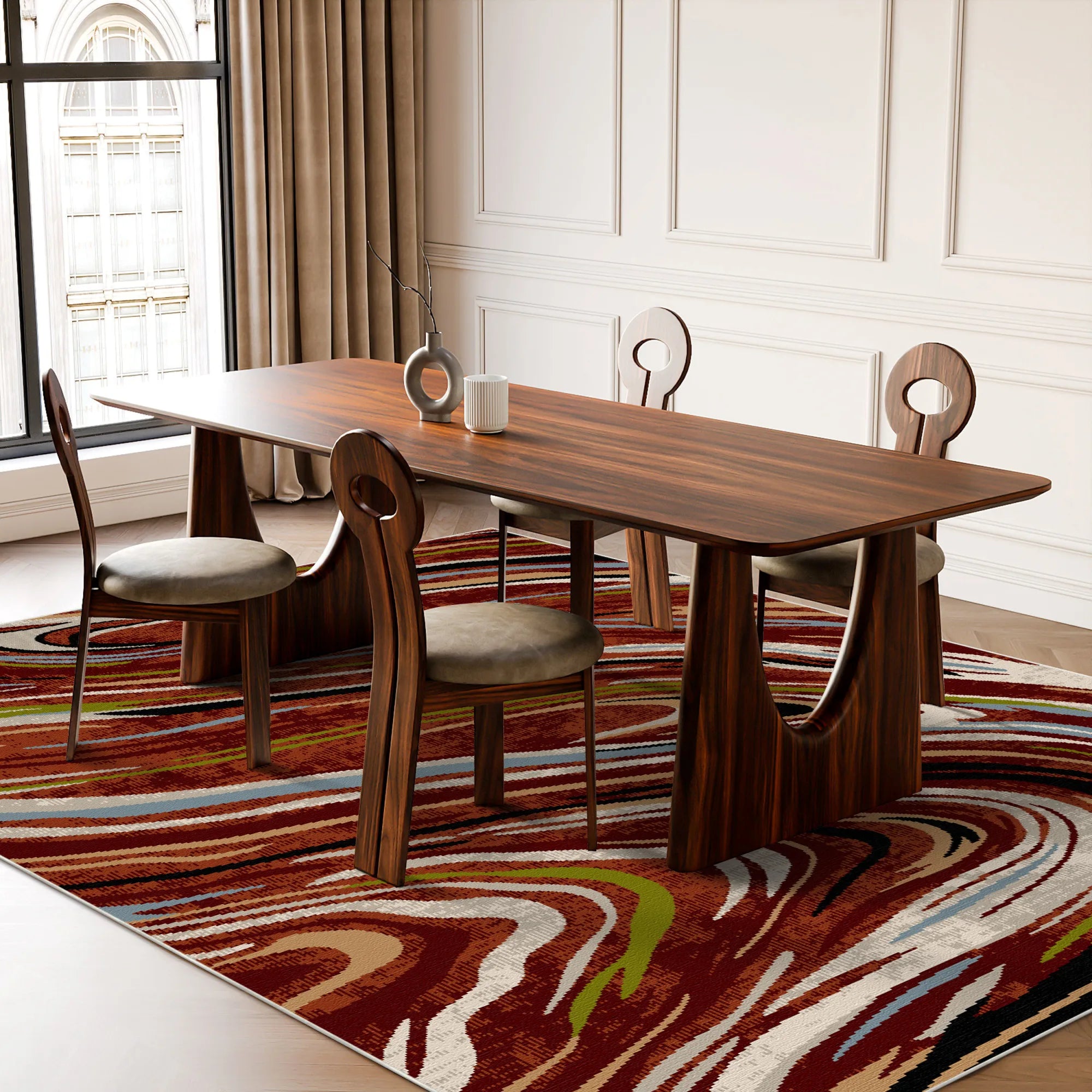 Миючий килим Siena Terracotta