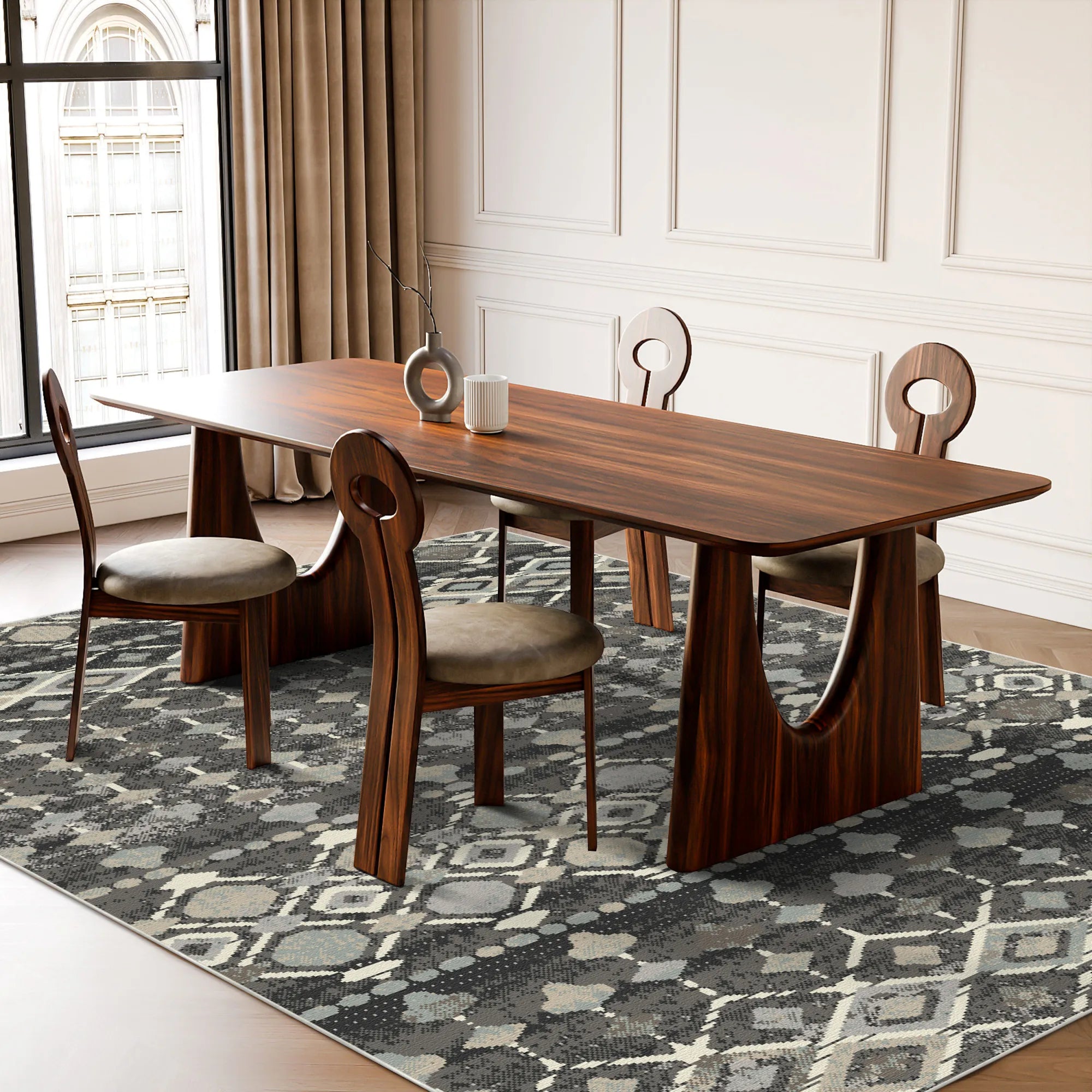 Миючий килим Sonora Charcoal