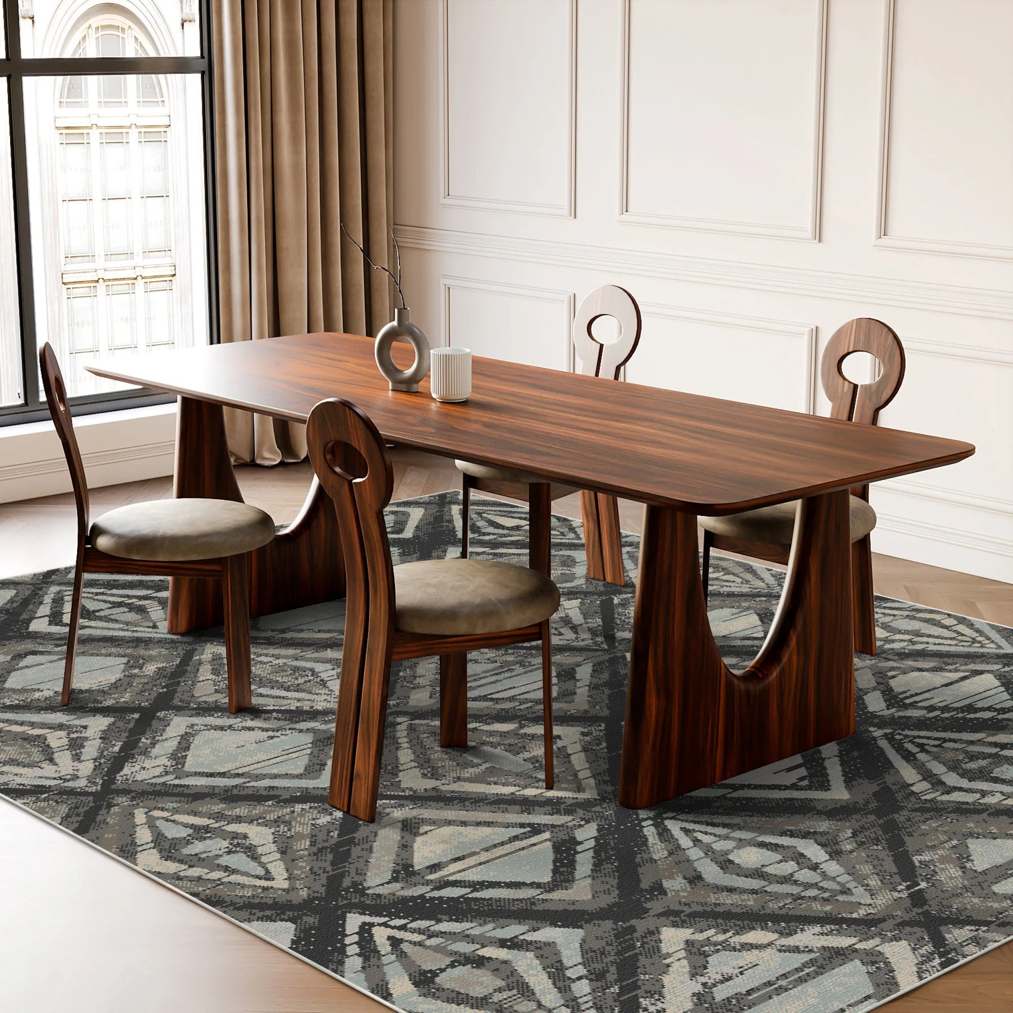 Миючий килим Badlands Charcoal