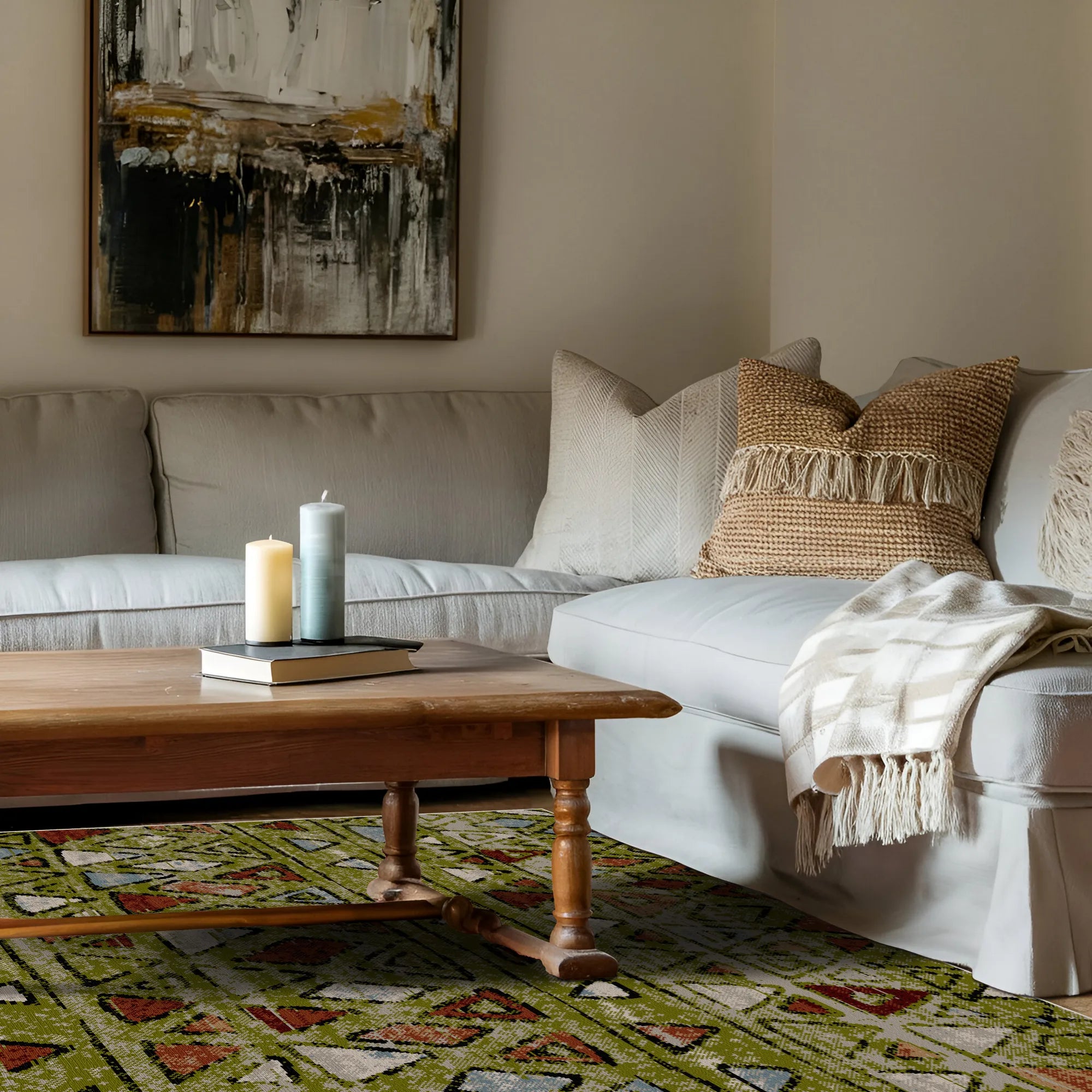 Миючий килим Denali Olive