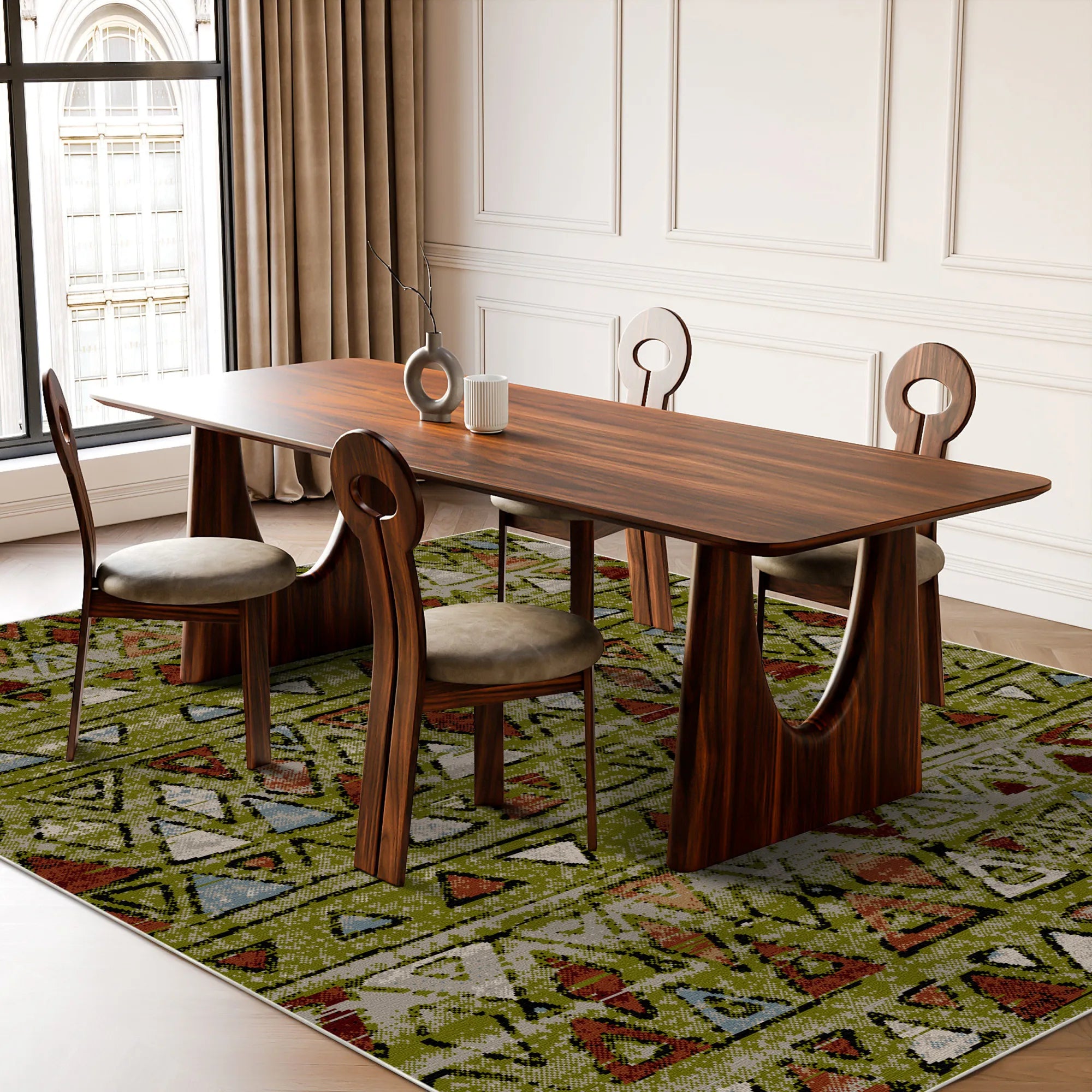 Миючий килим Denali Olive