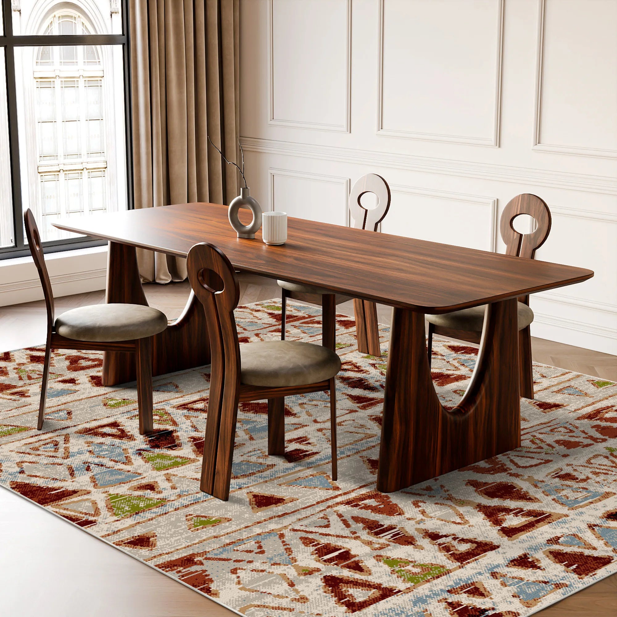 Килим Kenai Cream Traditional що прається