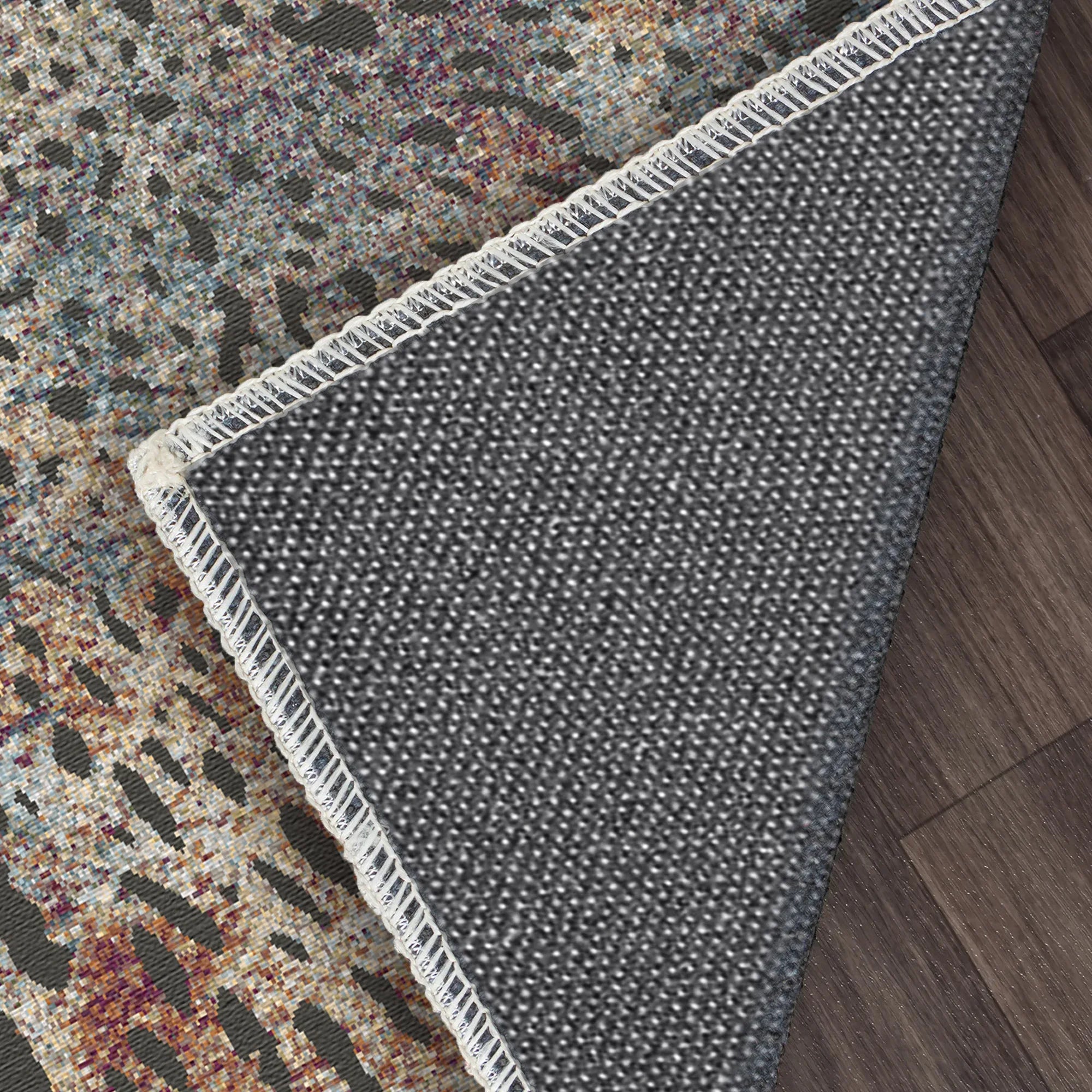 Богемний килим з леопардовим принтом