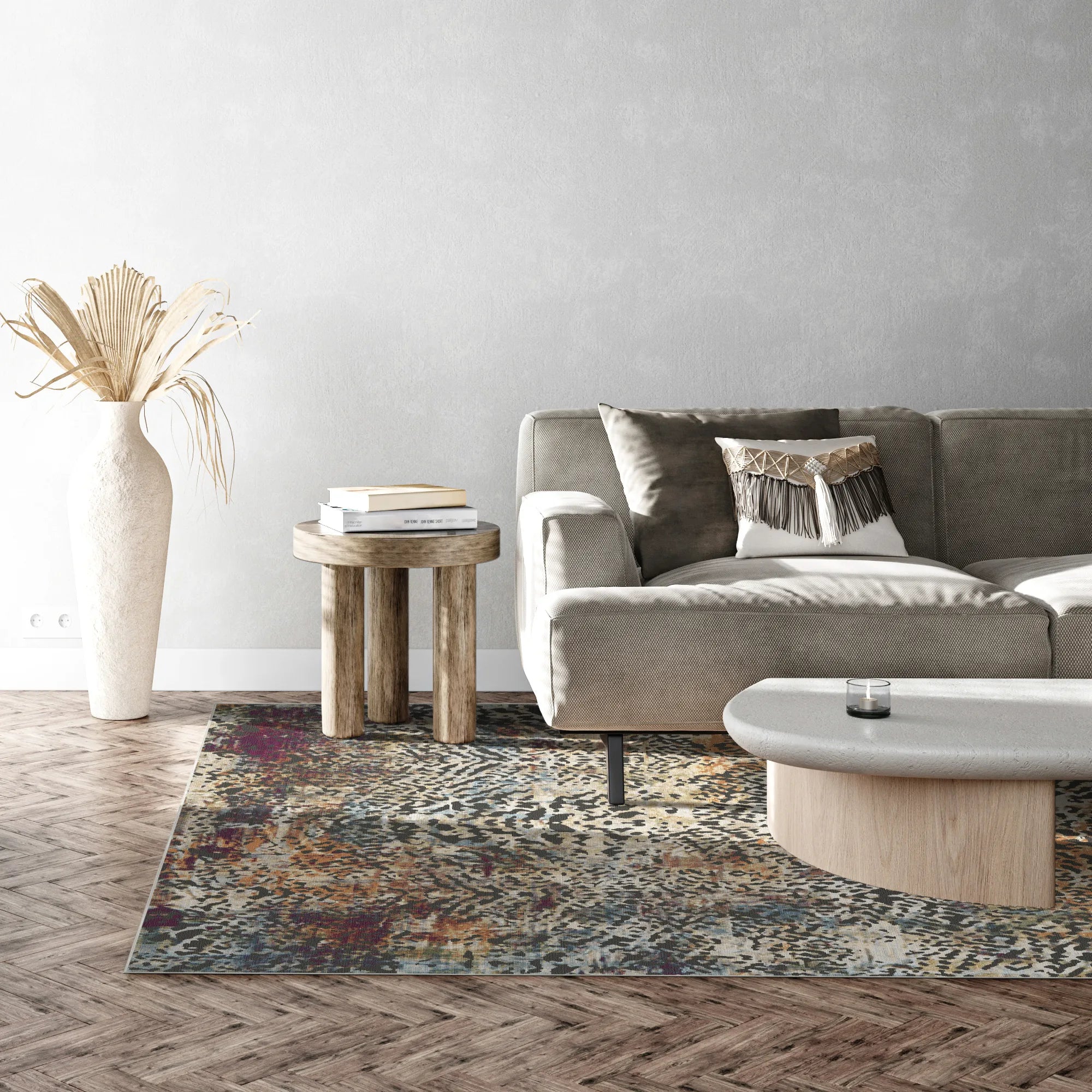 Рустикальний абстрактний килим