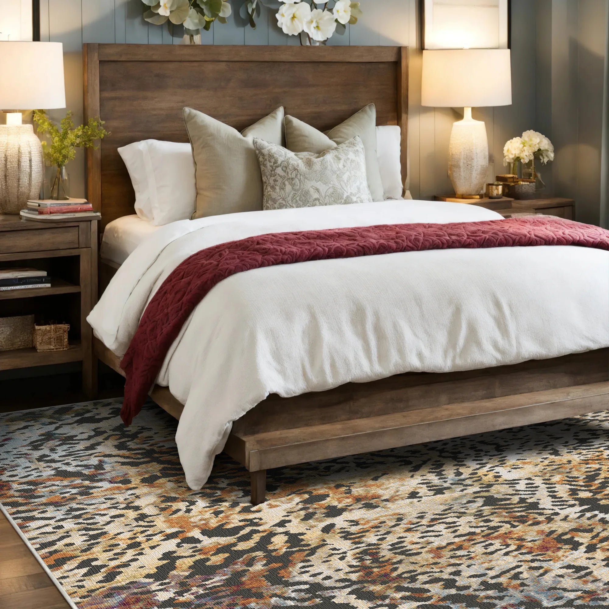 Рустикальний абстрактний килим