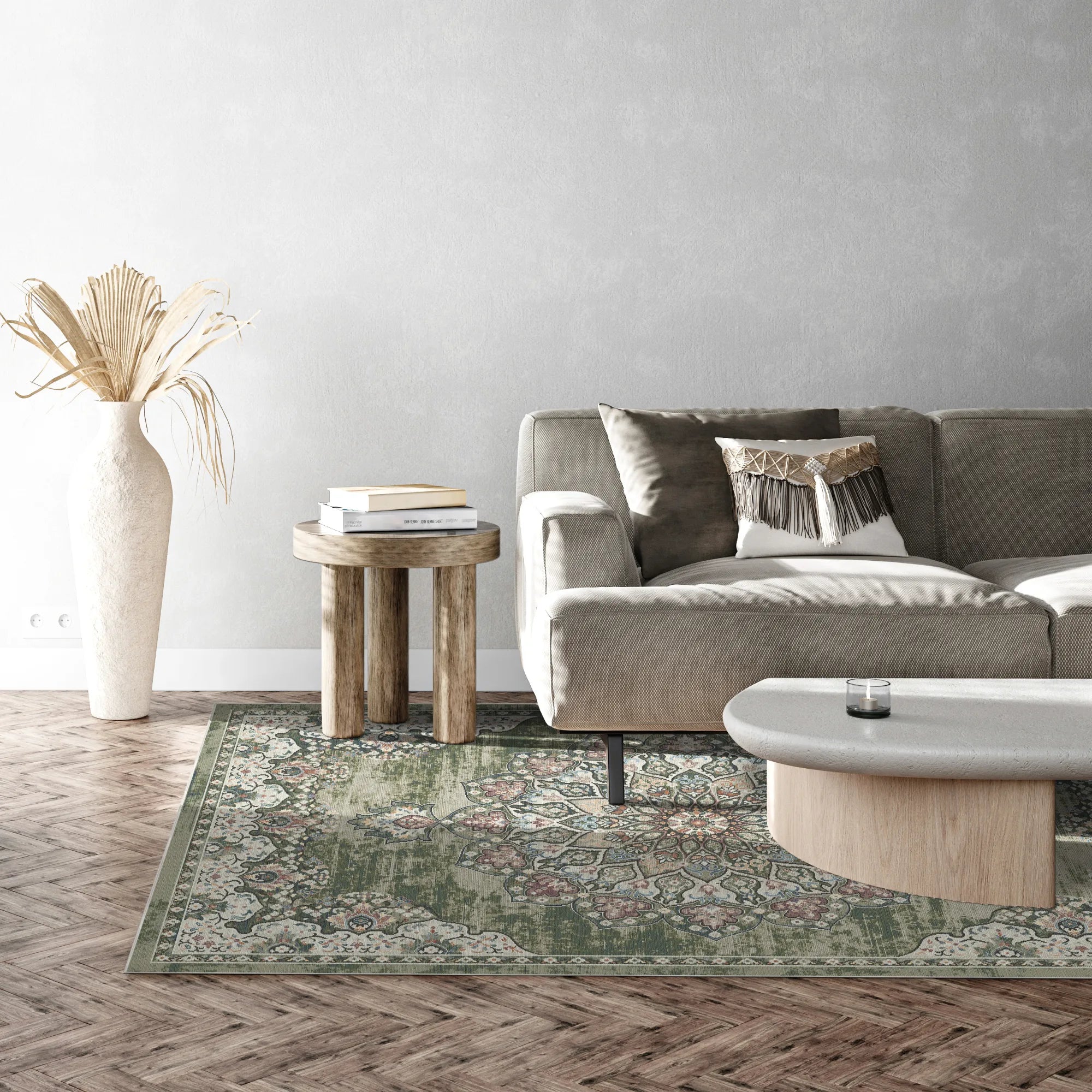Традиційний килим Cordoba Sage, що миється