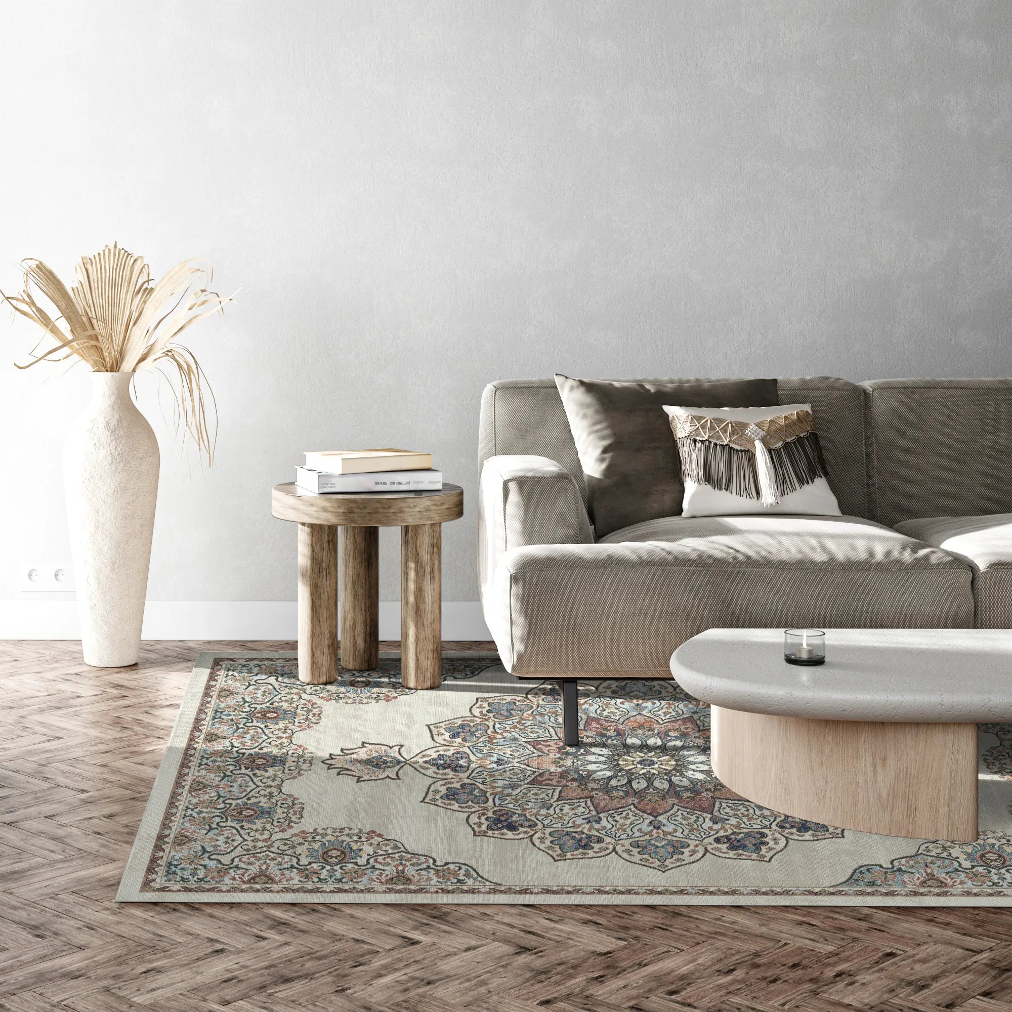 Традиційний килим Salamanca Beige, що миється