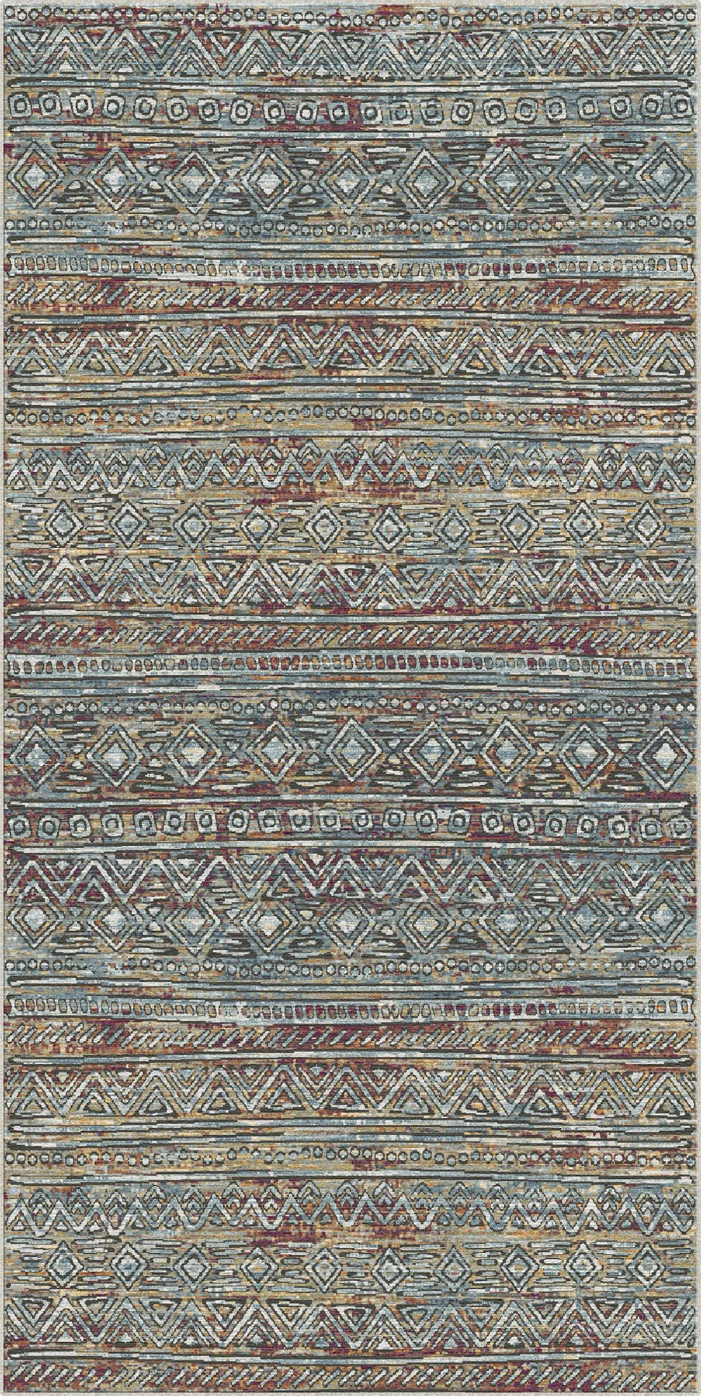 Абстрактний килим Prague Mosaic, що миється
