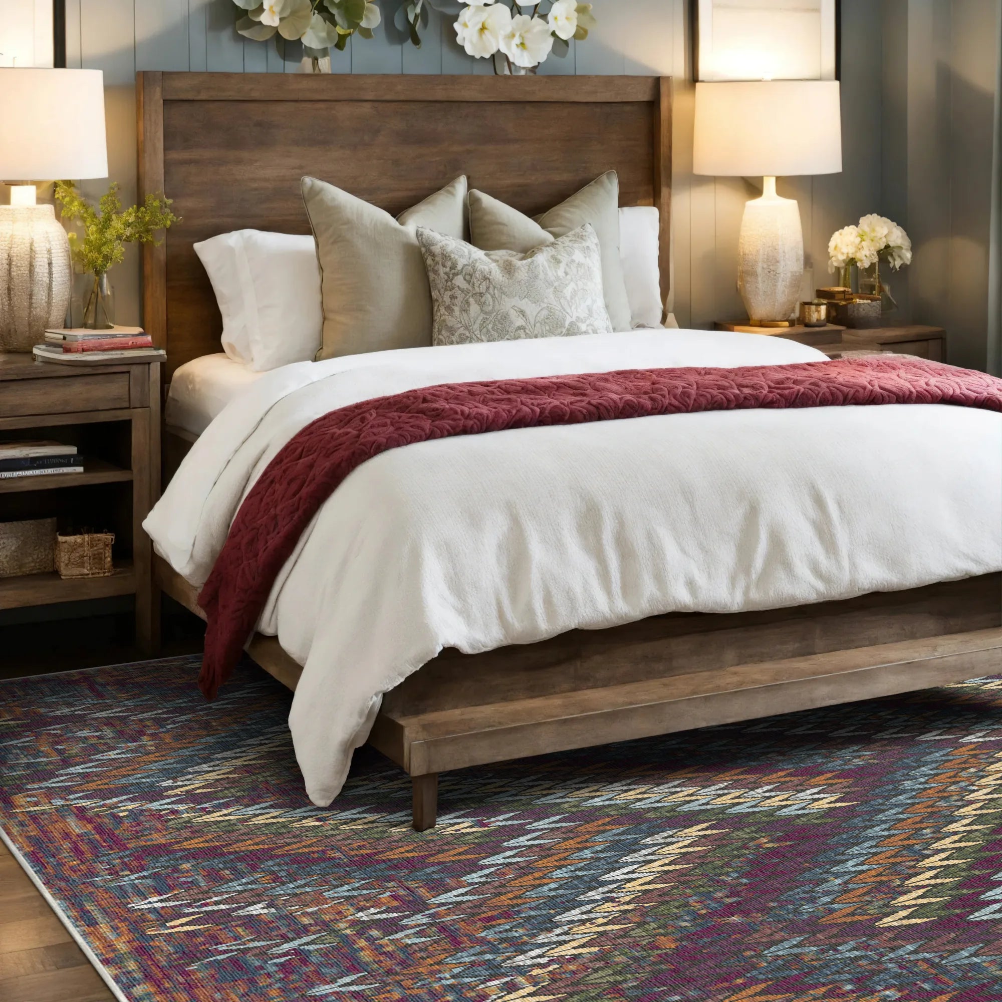 Килим Milan Multi Chevron що прається