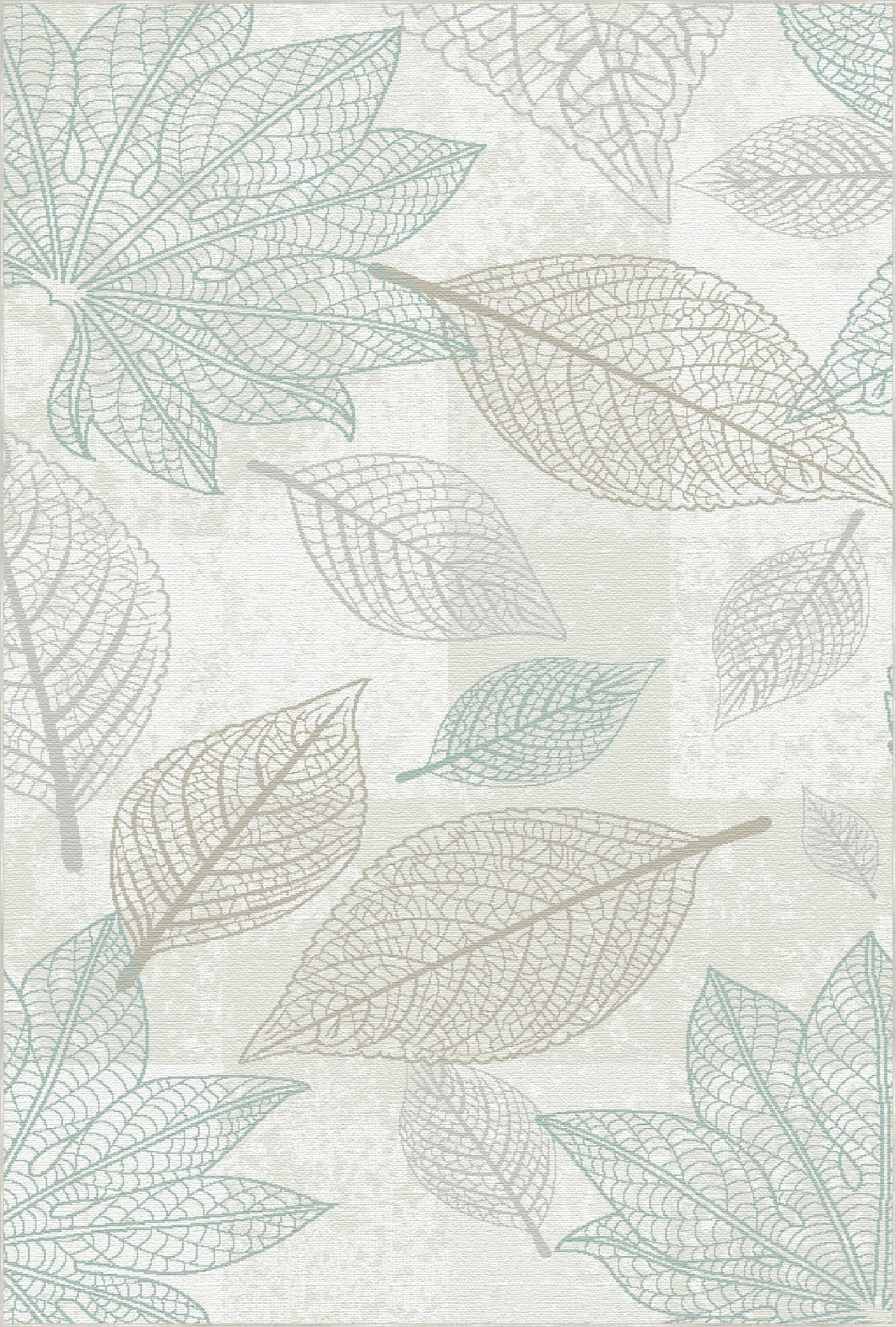 Килимок скелета з шепочучого листя