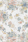Вінтажний килим Painterly Floral Білий
