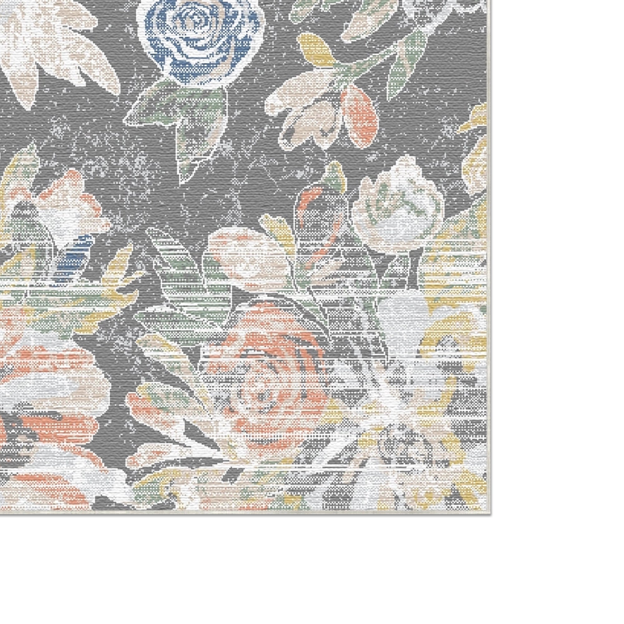 Антикварний килим Antique Slate Painterly Floral