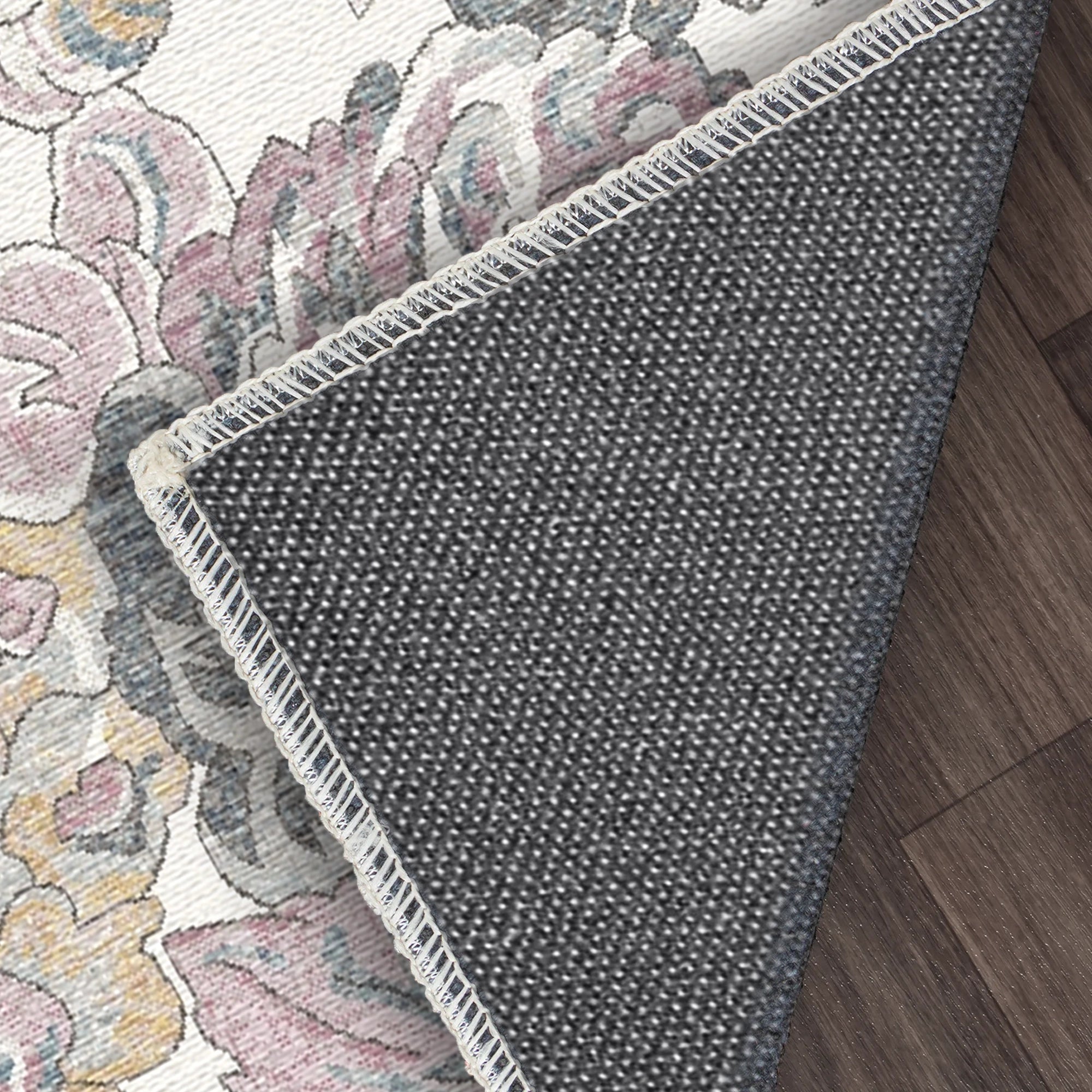 Килим із квітковим принтом Roseate Heritage