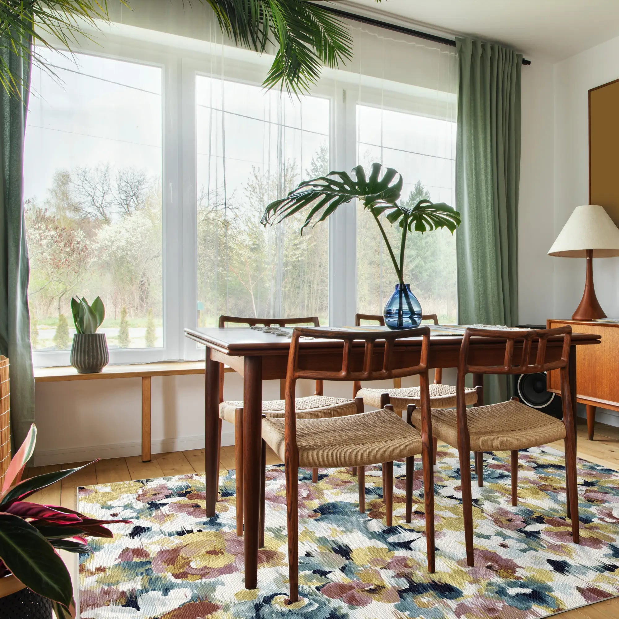 Килим Radiant Kaleidoscope Floral