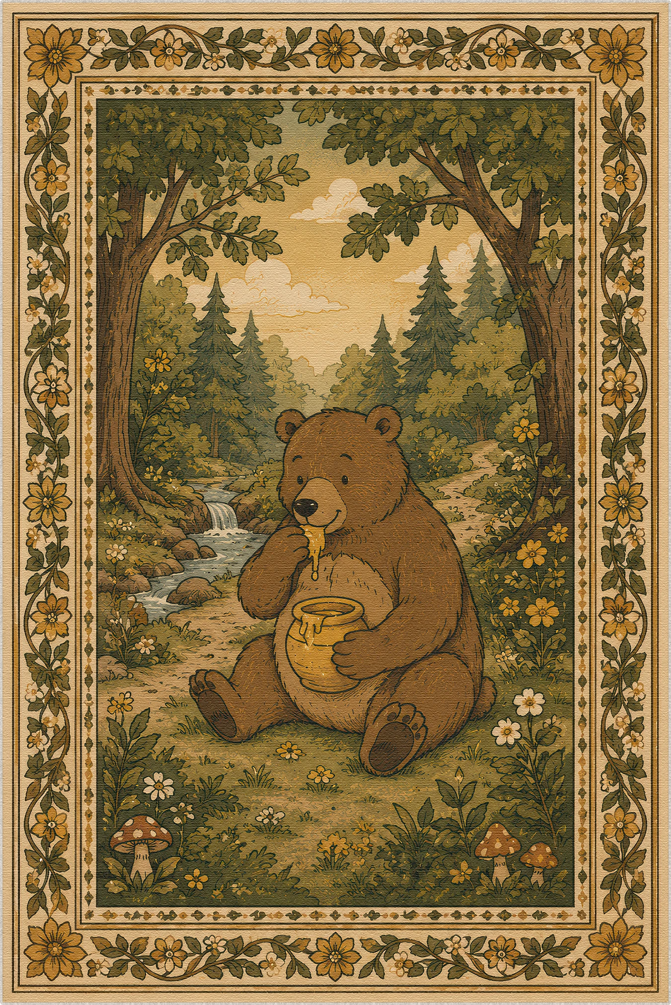 Килимок Honey Bear Woodland