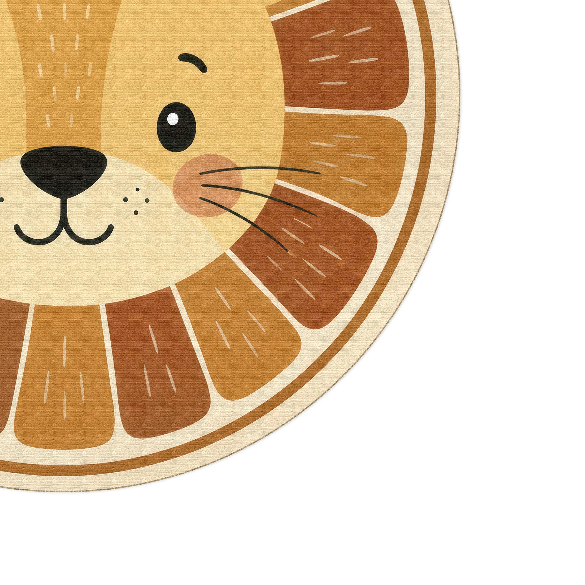 Круглий килимок Little Lion