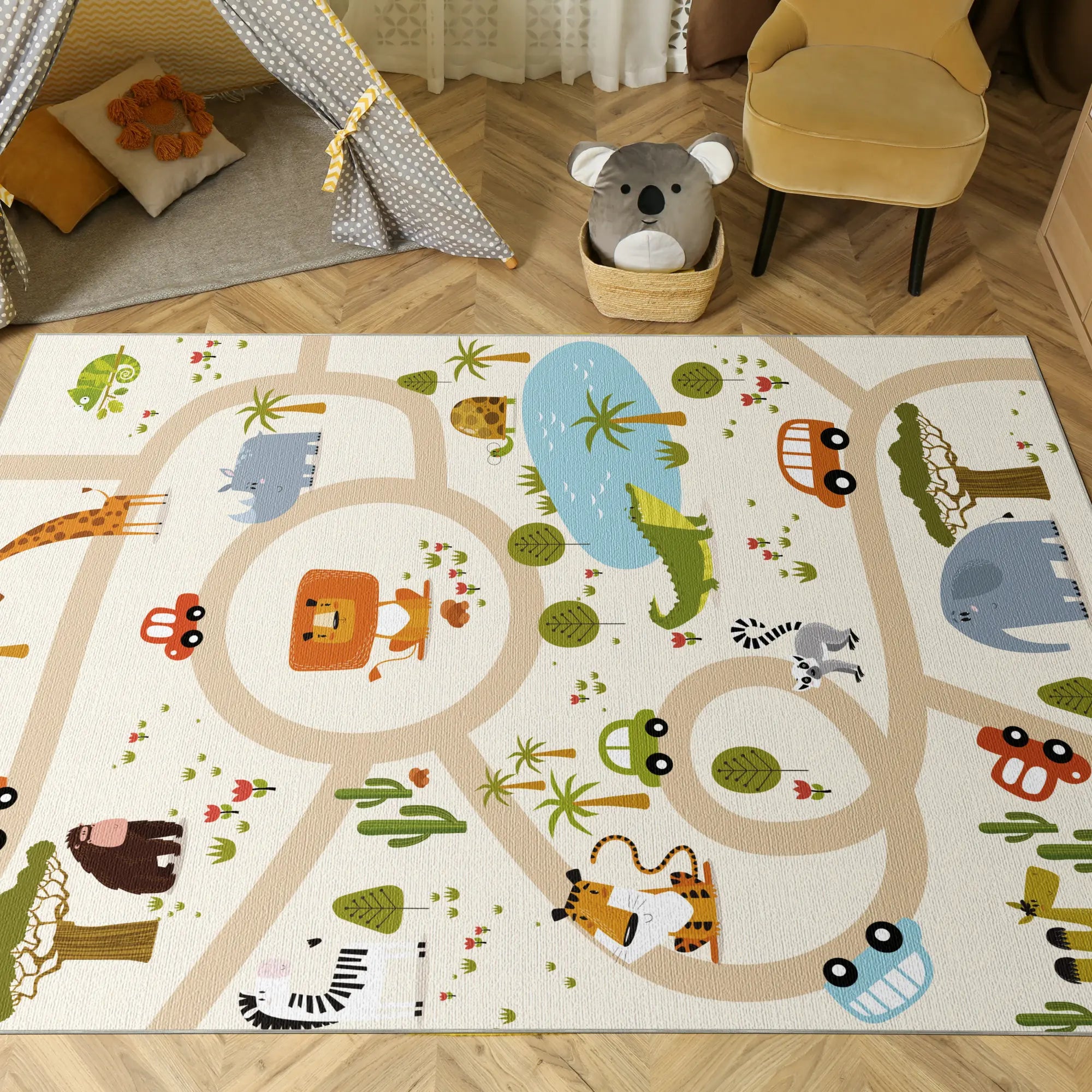 Дитячий ігровий килим Safari Adventure