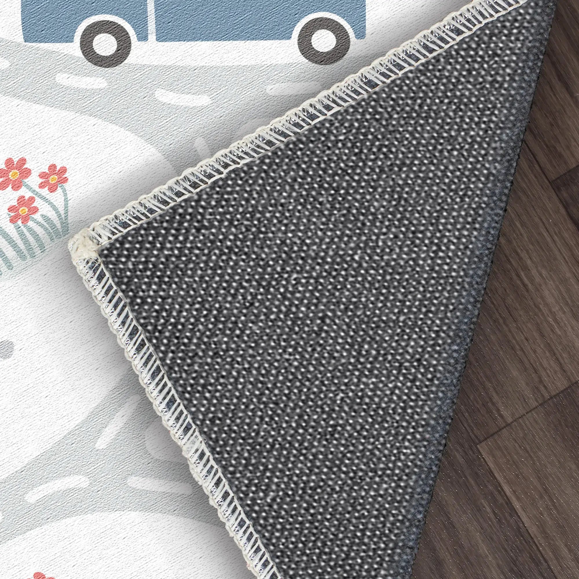 Білий килимок для дітей із міським рухом
