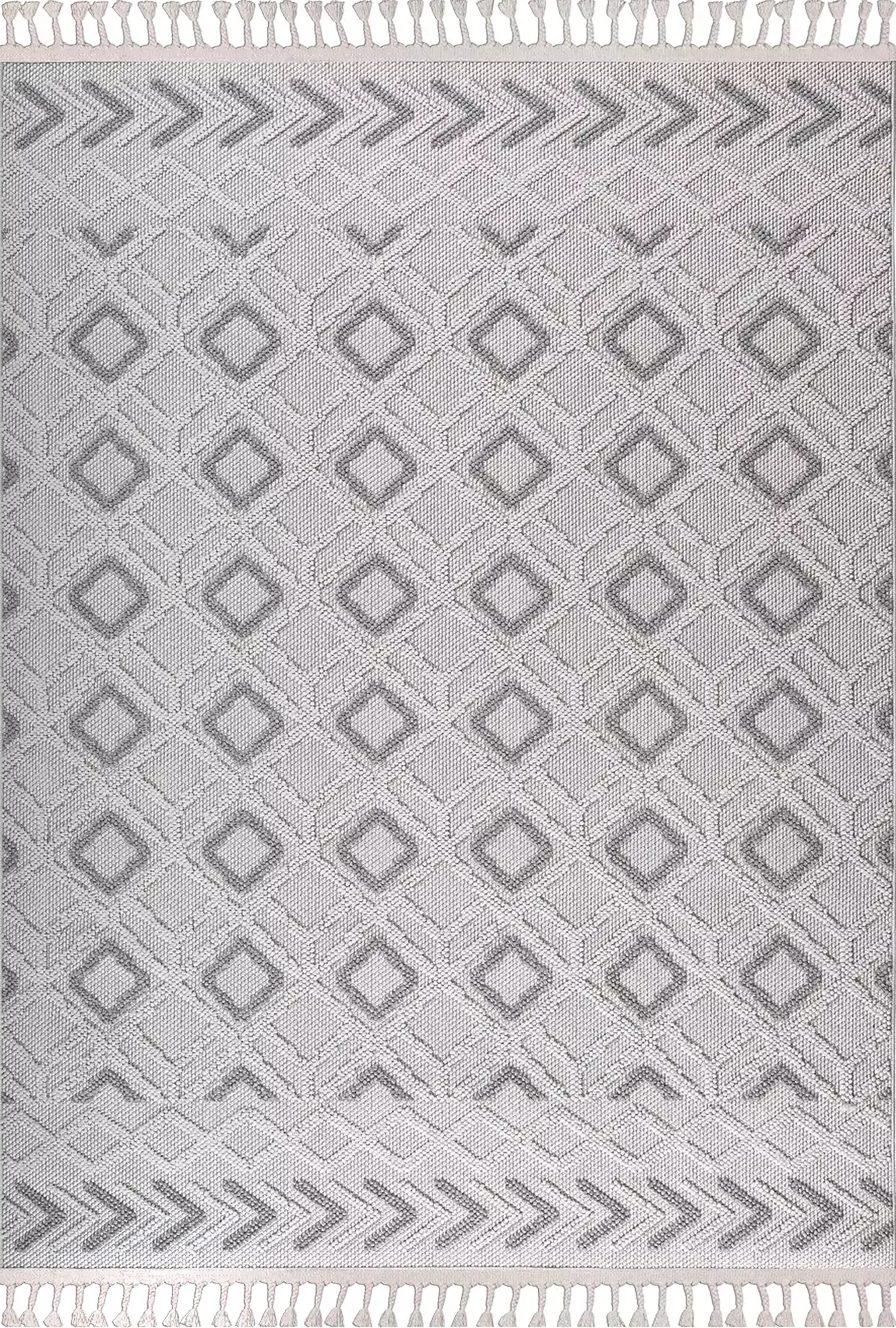 Loop Soft Weave Boucle Modern Rug Gray - Bella Rugs