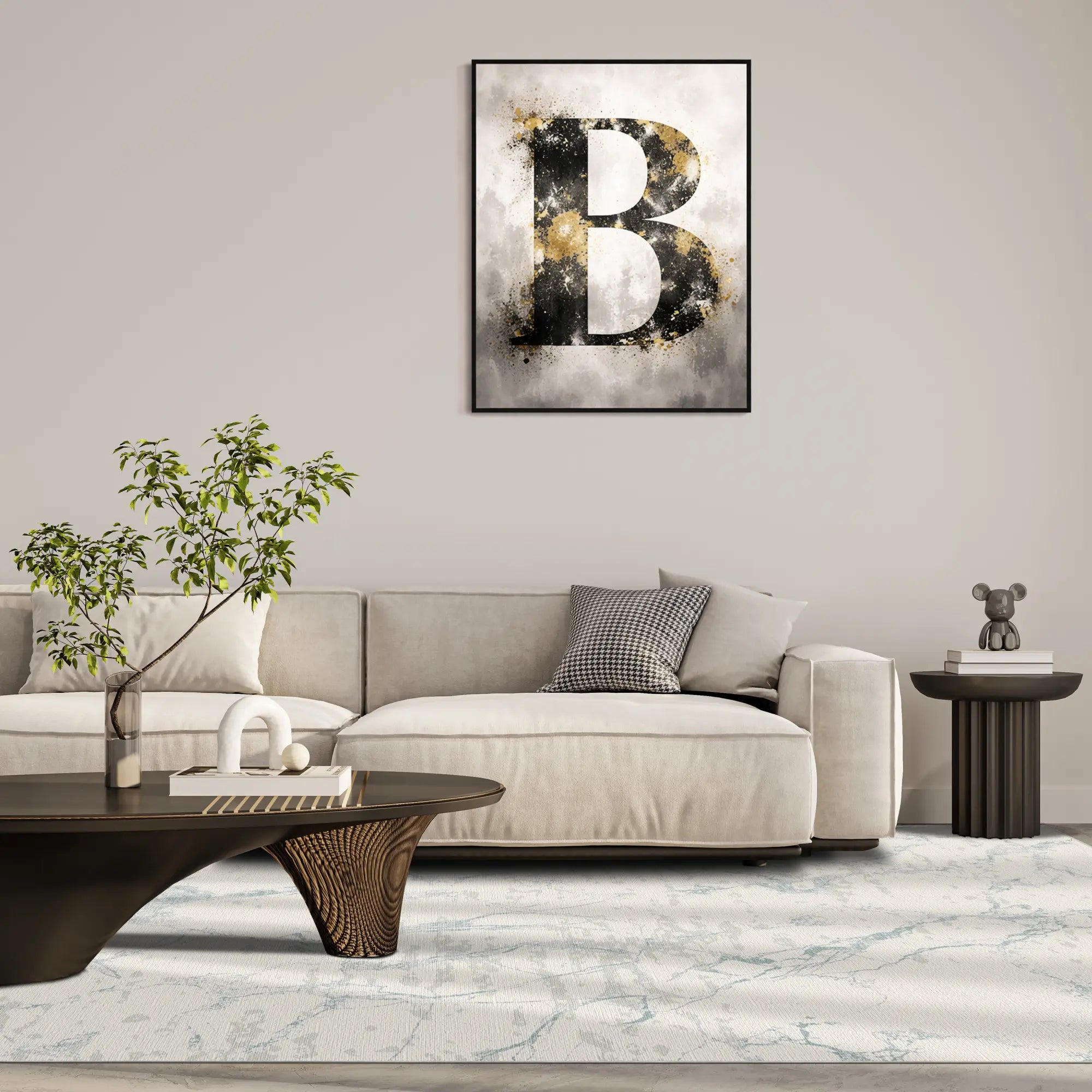 Килим Sapphire Vein Marble Washable