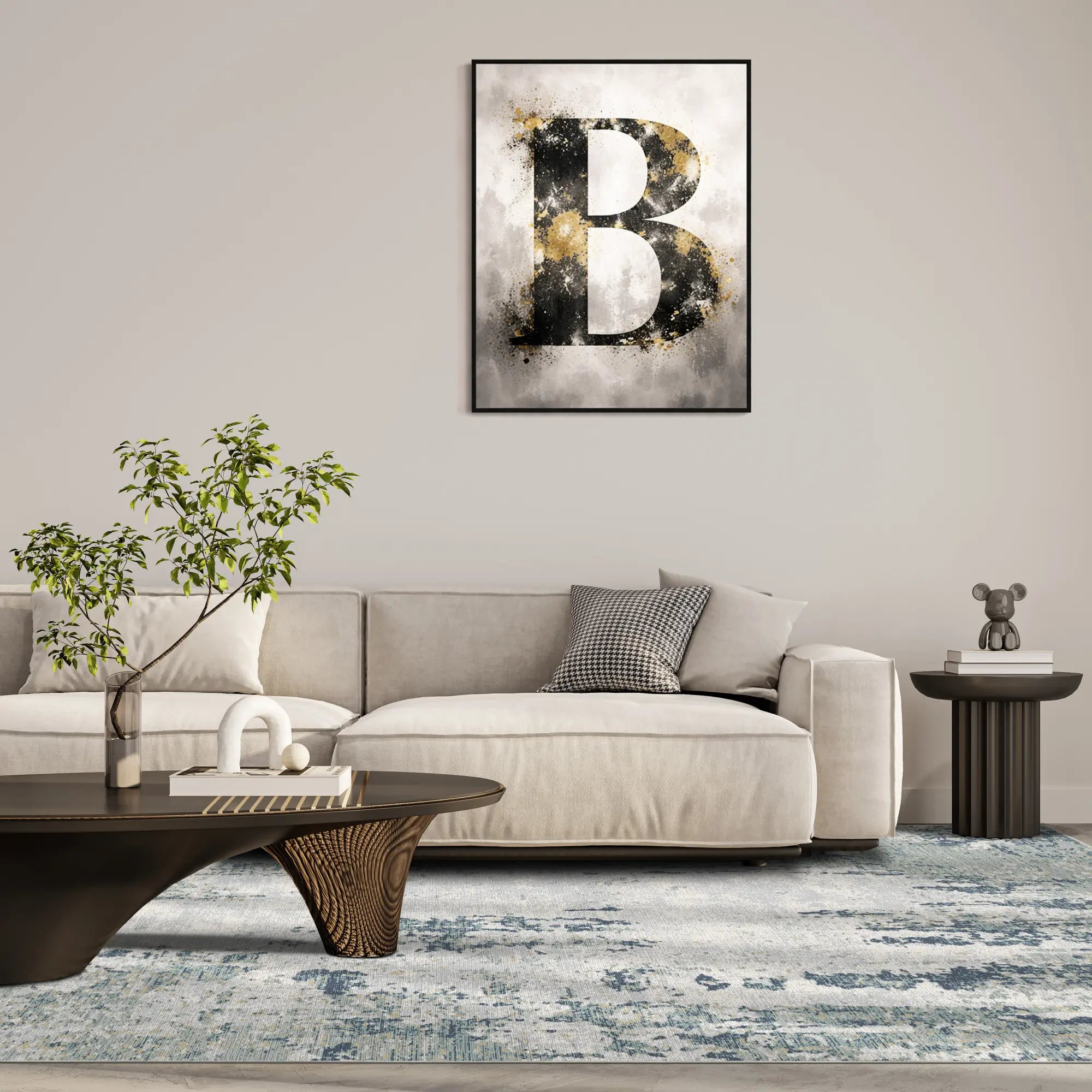 Килим Ocean Patina у стилі distressed абстрактний