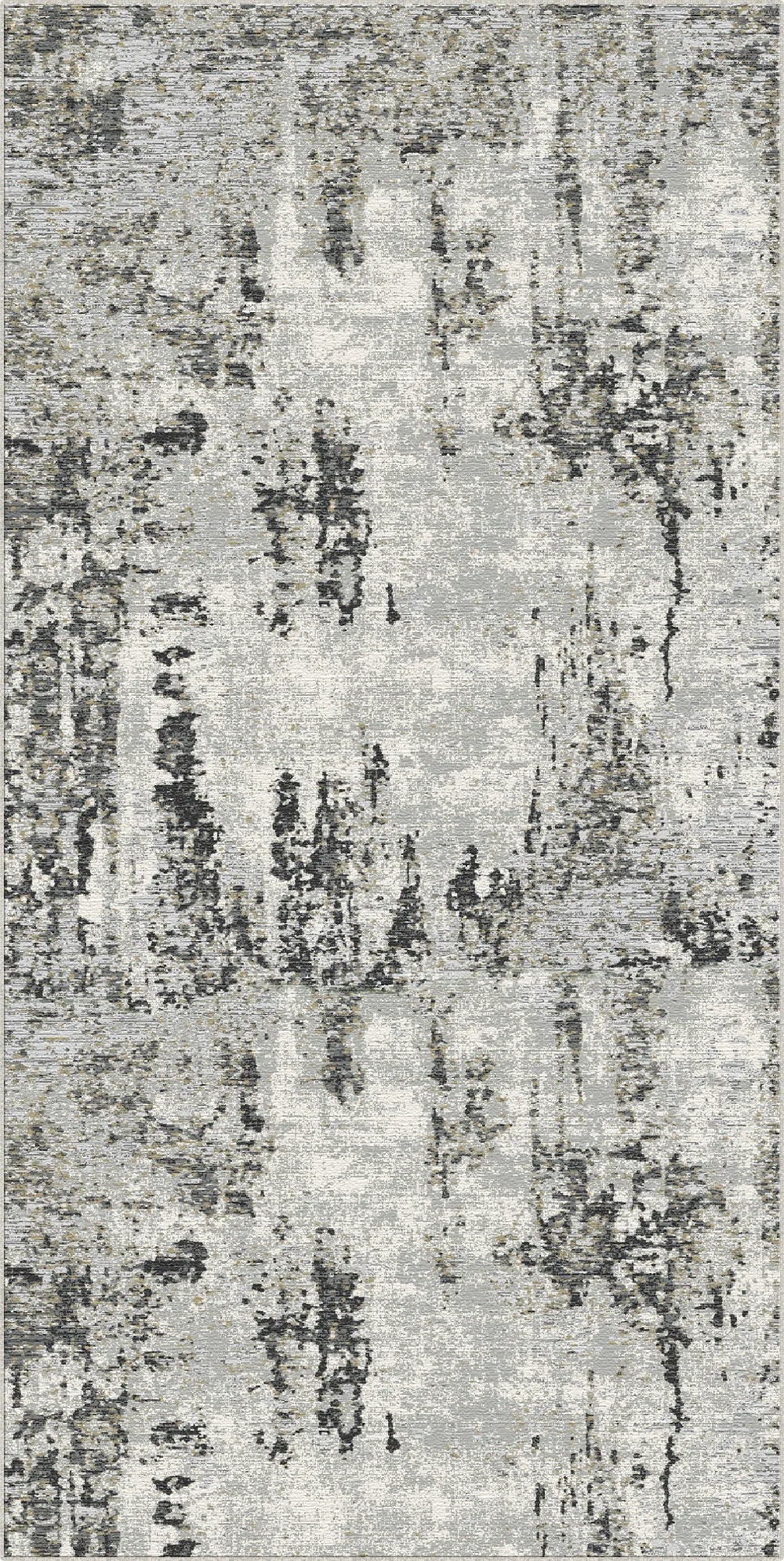 Килим Obsidian Tide у стилі distressed абстрактний