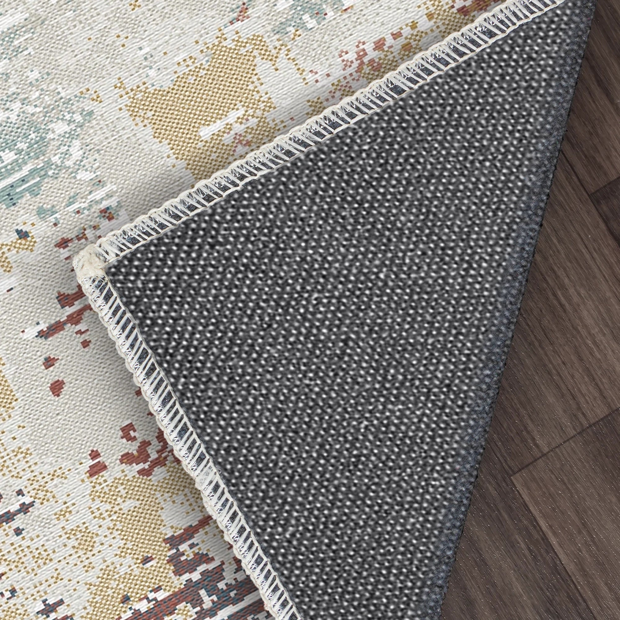 Amber Horizon абстрактний килим в індустріальному стилі