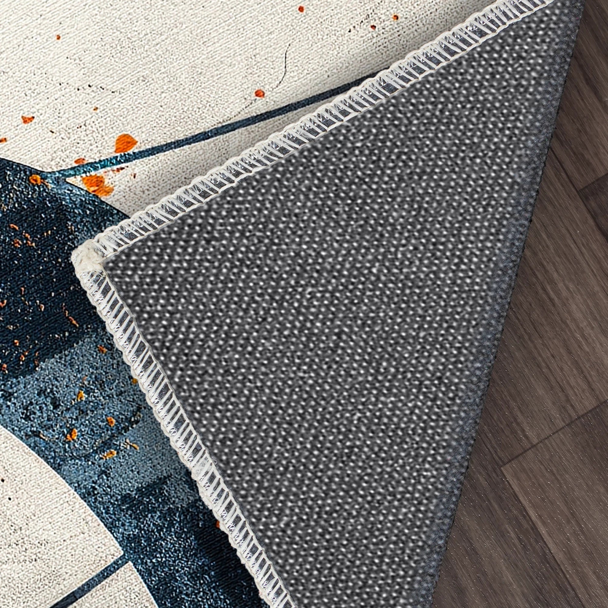 Celestial Orbit Geometric Abstract Rug