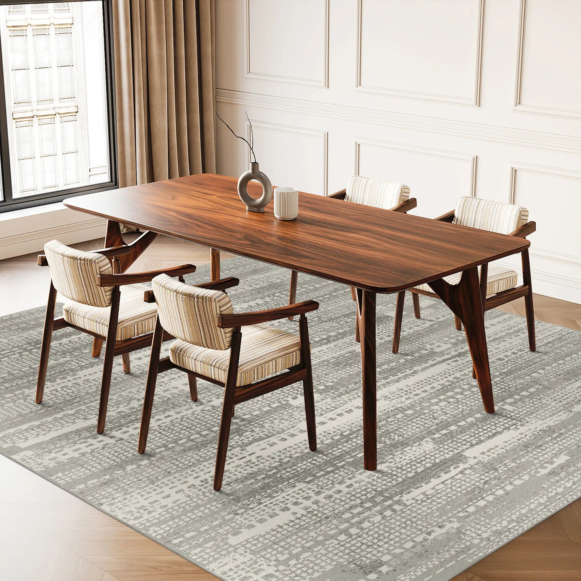 Килим Urban Matrix бежевого кольору