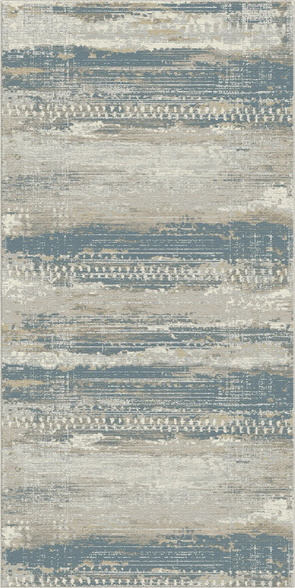 Килим Denim Strata з ефектом потертості