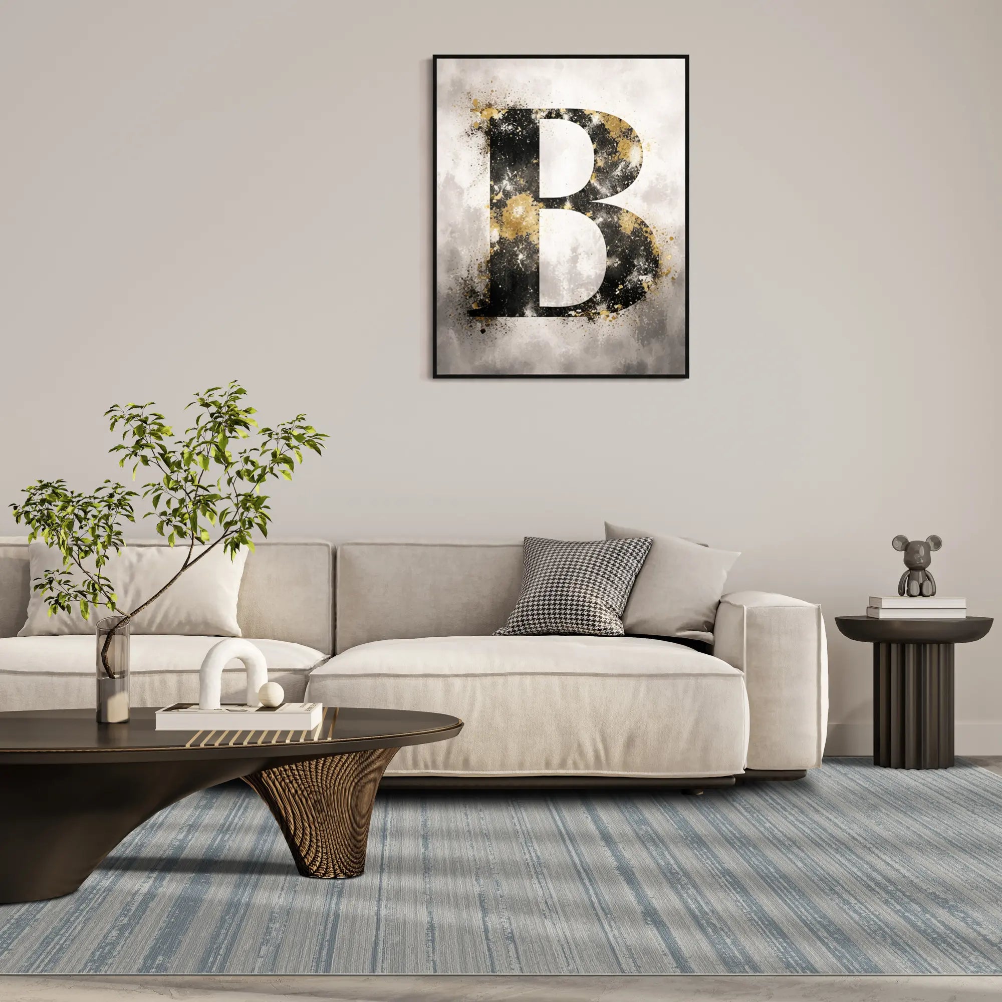Килим Slate Horizon Linear Textured