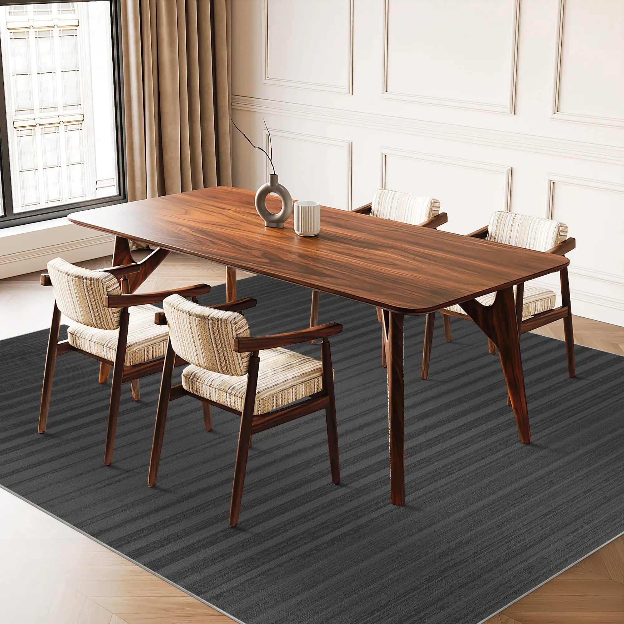 Килим Shadow Onyx Linear Textured