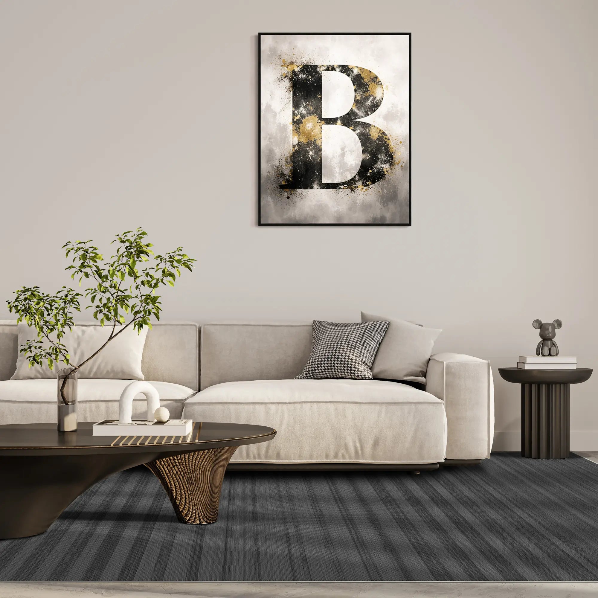 Килим Shadow Onyx Linear Textured