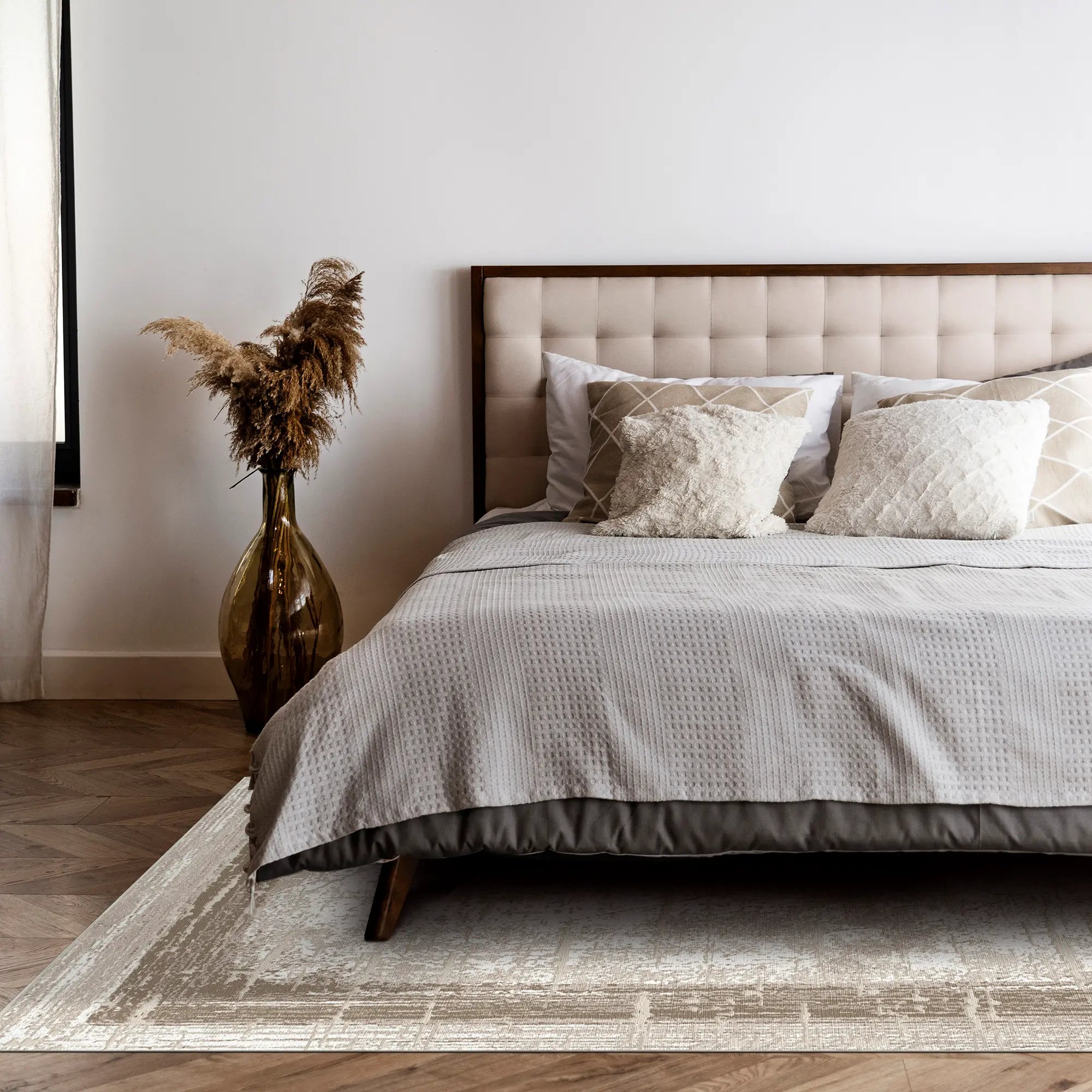 Килим Sandstone Frame з абстрактним потертим дизайном