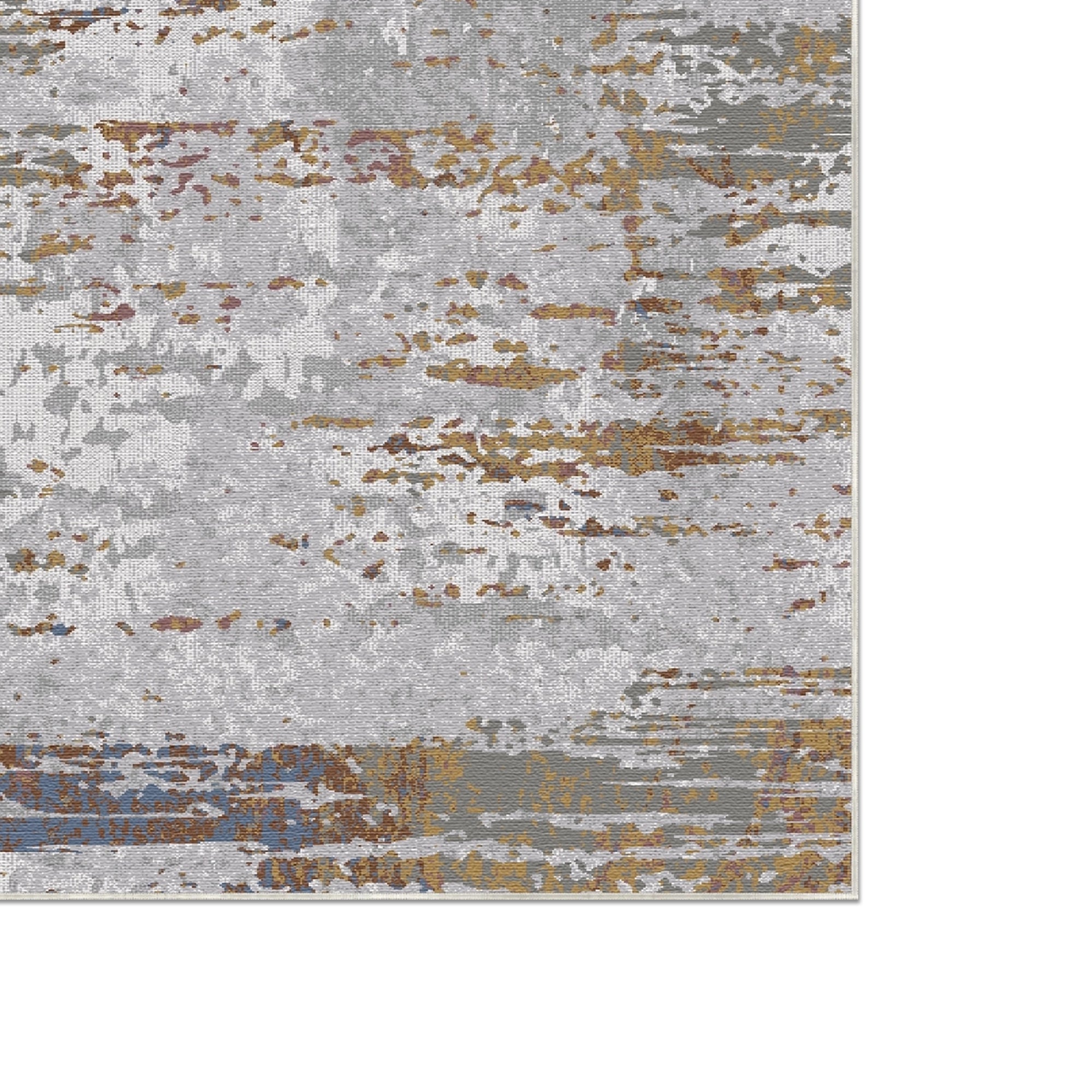 Килим Copper Slate з абстрактним потертим дизайном